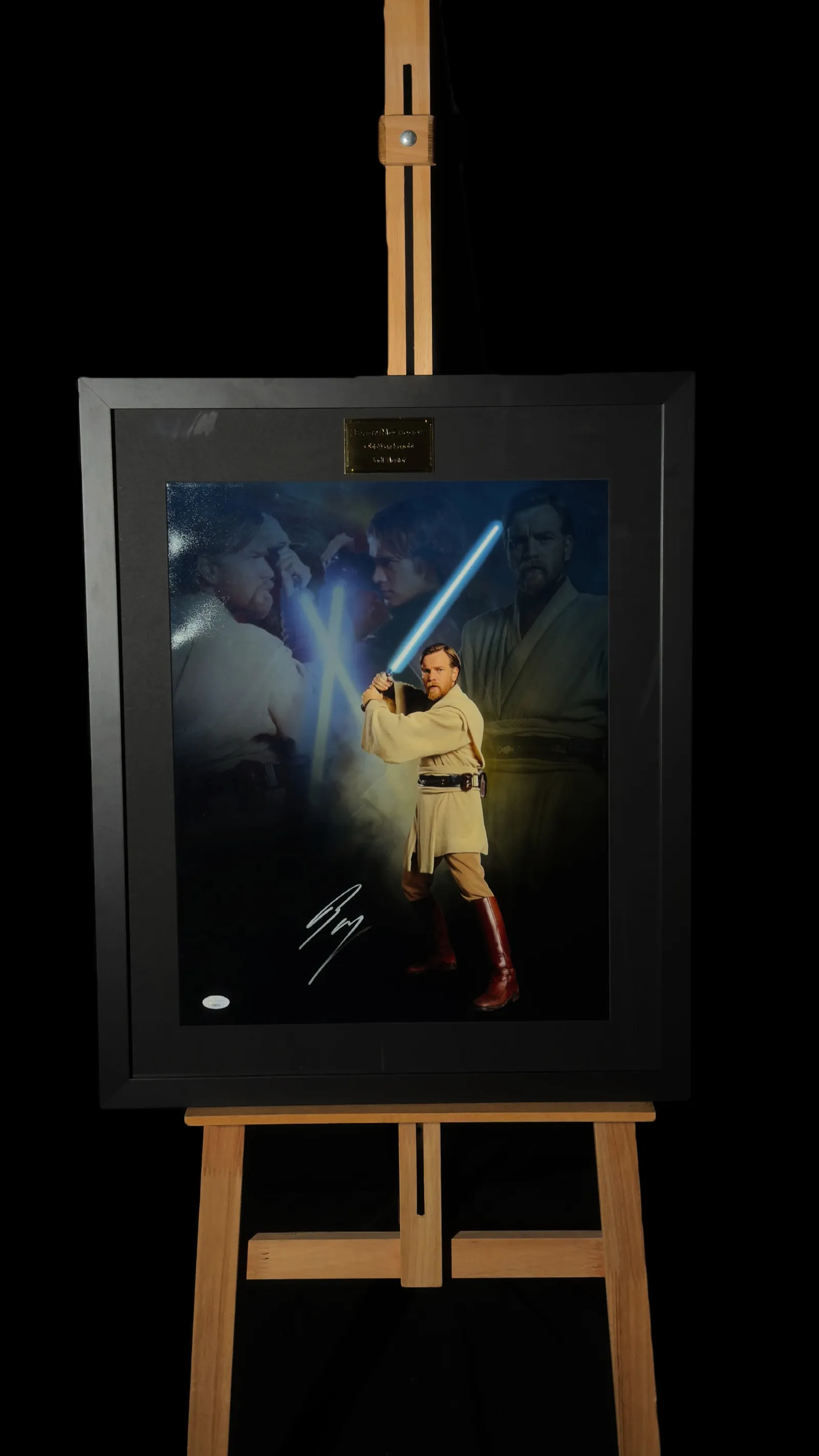 Ewan McGregor autógrafo – fotografia emoldurada Obi-Wan Kenobi, Ewan McGregor