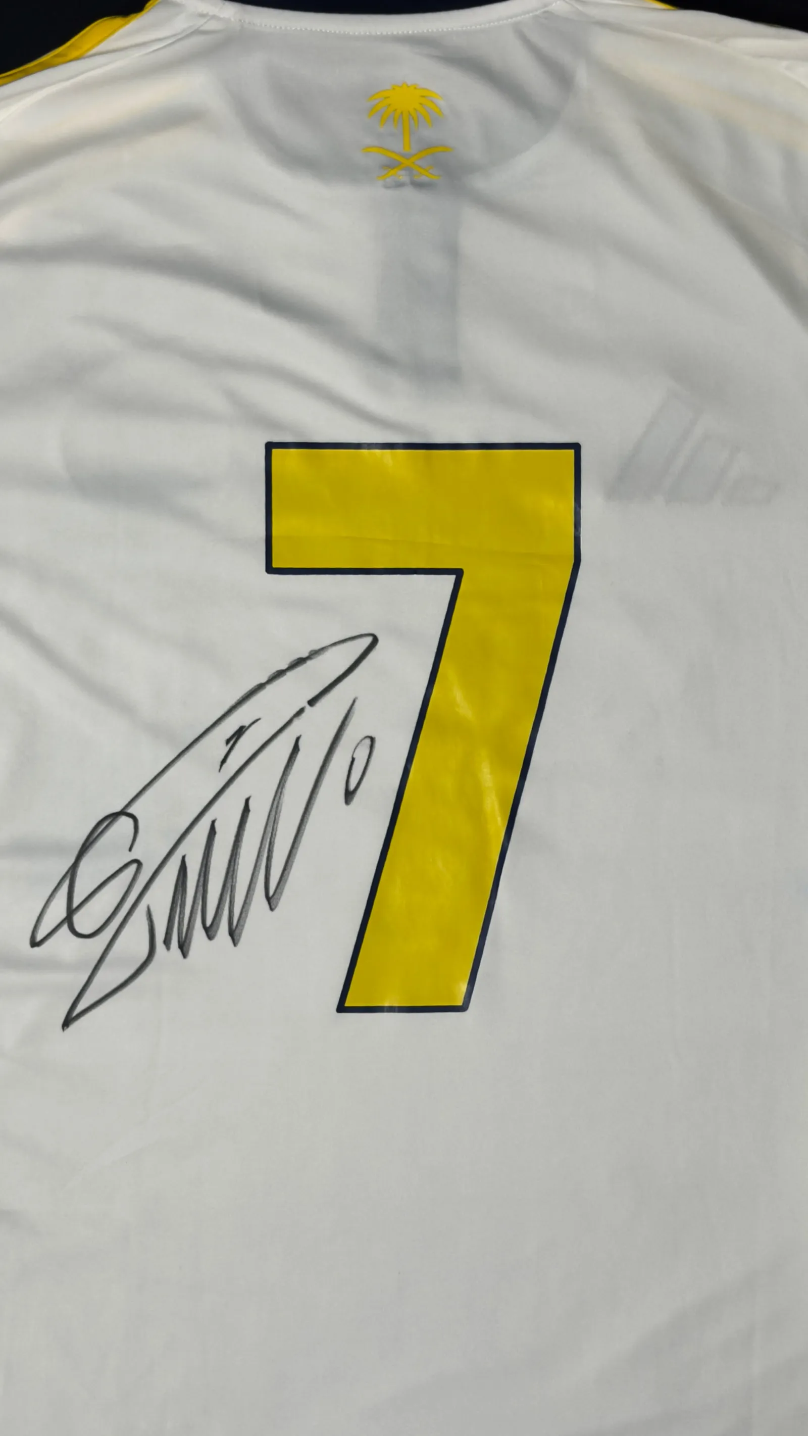 Cristiano Ronaldo autógrafo – Camisa Al-Nassr 2025/26, Cristiano Ronaldo