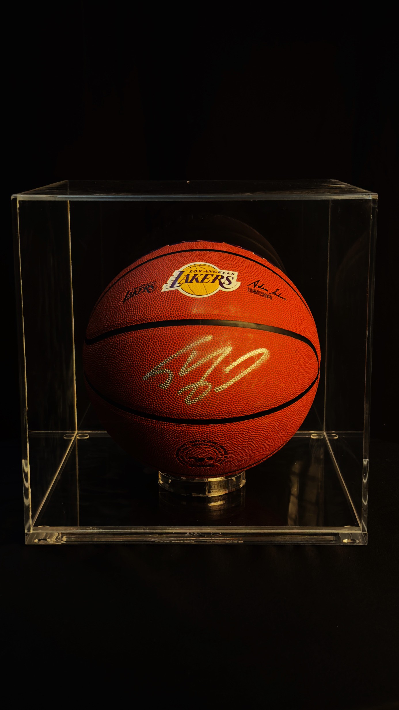 Shaquille O'Neal autógrafo – bola de basquetebol, Shaquille O'Neal