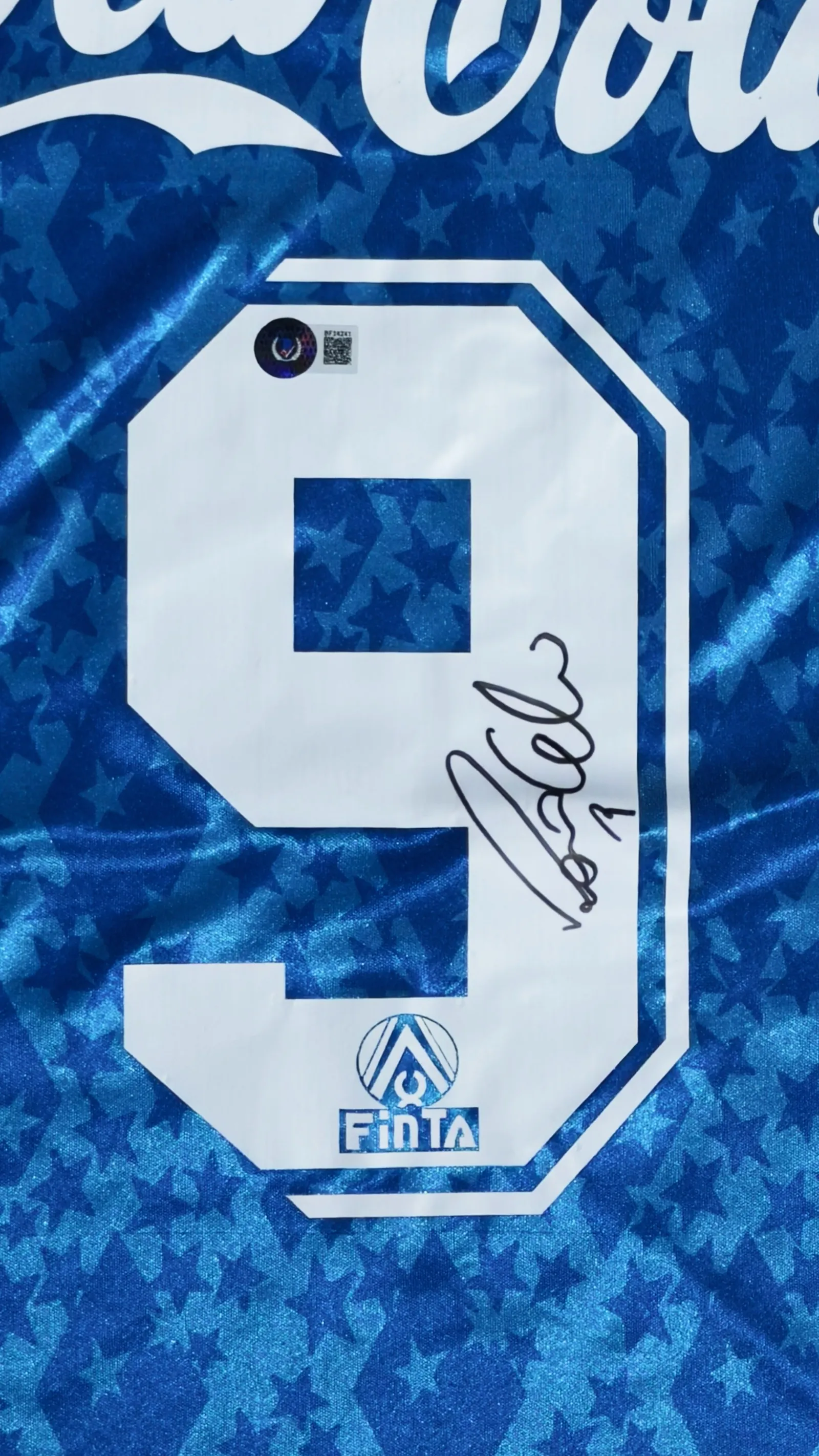 Ronaldo Fenômeno autógrafo – camisa do Cruzeiro, Ronaldo Fenômeno