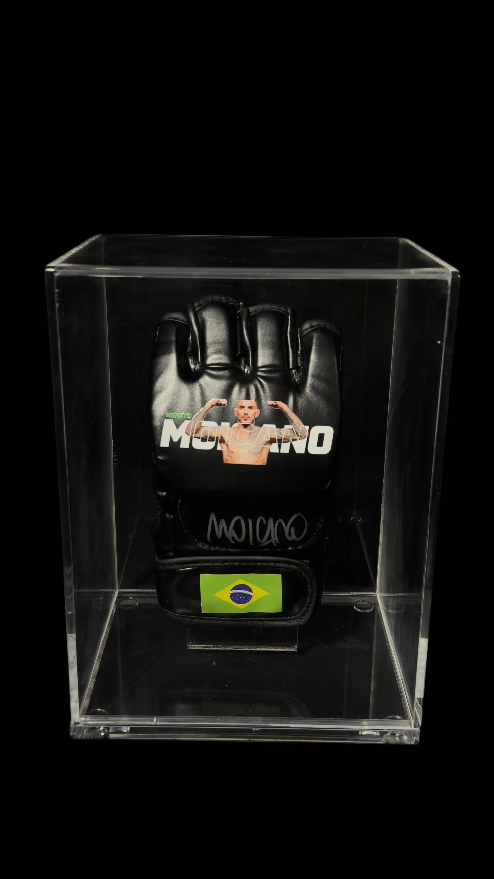 Renato Moicano autógrafo – luva de MMA, Renato Moicano