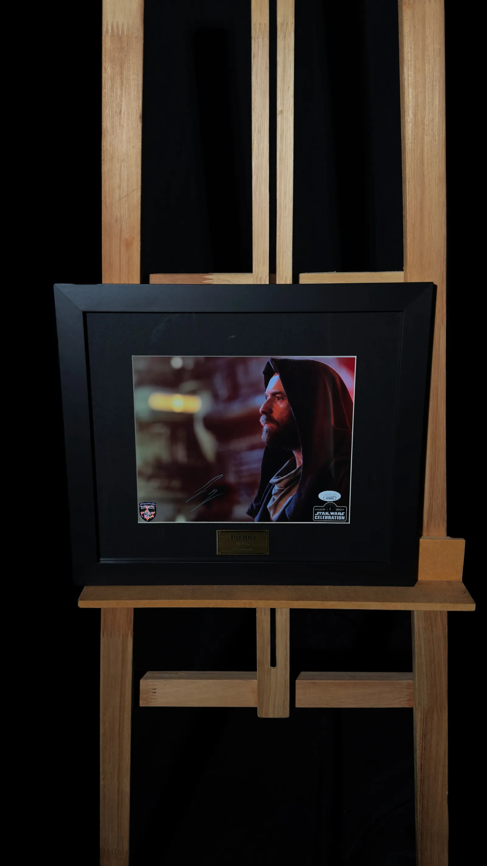 Ewan McGregor autógrafo – pôster série "Obi-wan Kenobi", Ewan McGregor