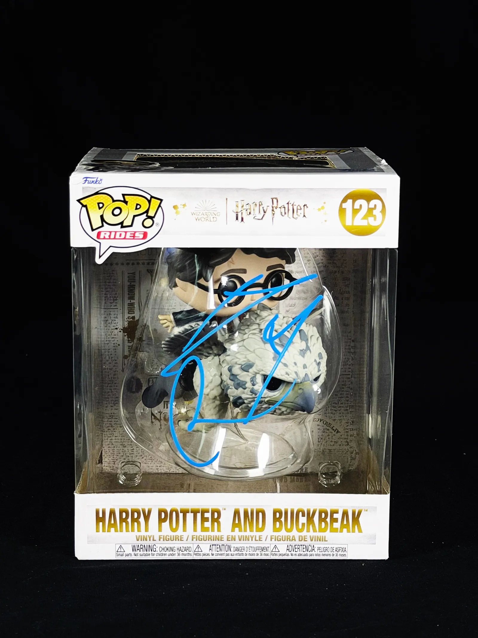 Daniel Radcliffe autógrafo – Funko edição "Harry Potter And Buckbeak", Daniel Radcliffe