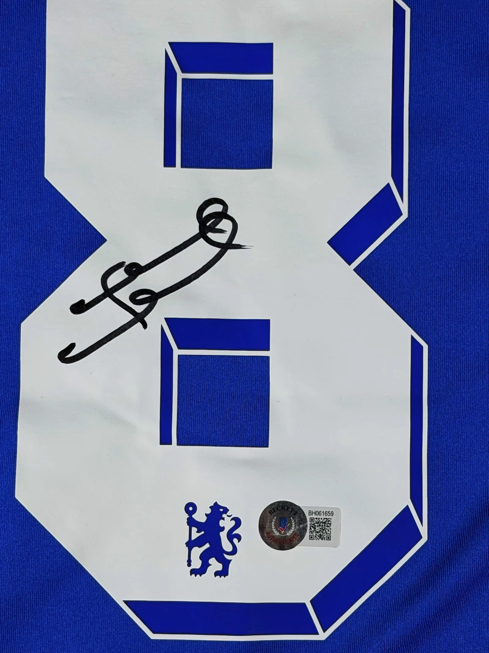 Frank Lampard autógrafo – camisa do Chelsea, Frank Lampard