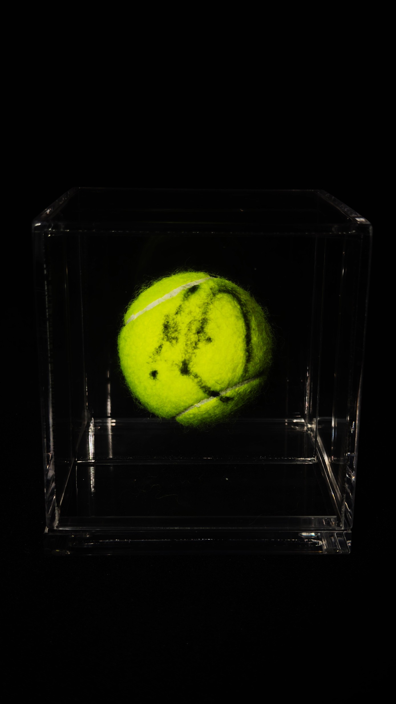 Rafael Nadal autógrafo – bola de tênis Wilson US Open, Rafael Nadal