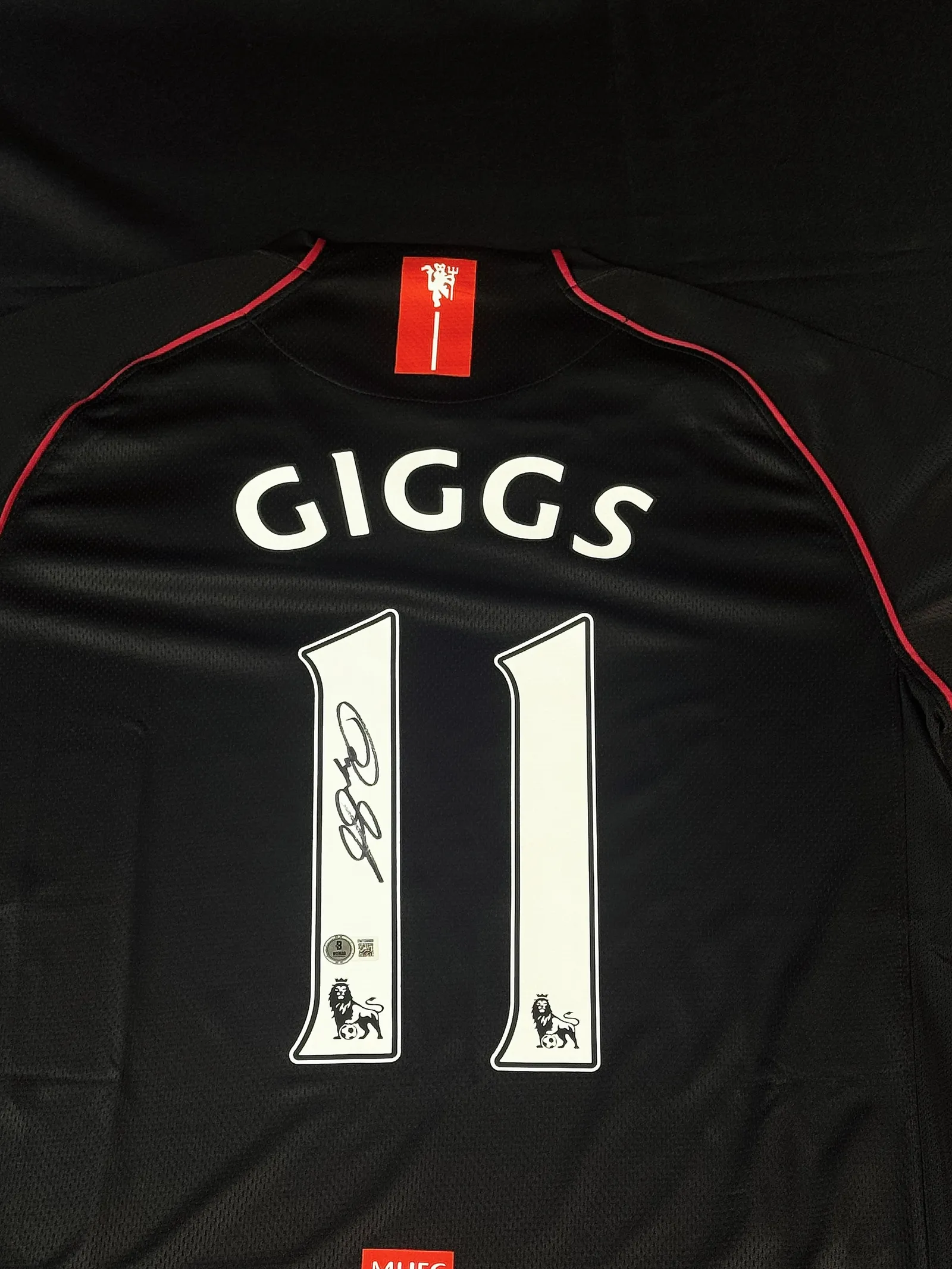 Ryan Giggs autógrafo – camisa do Manchester United, Ryan Giggs