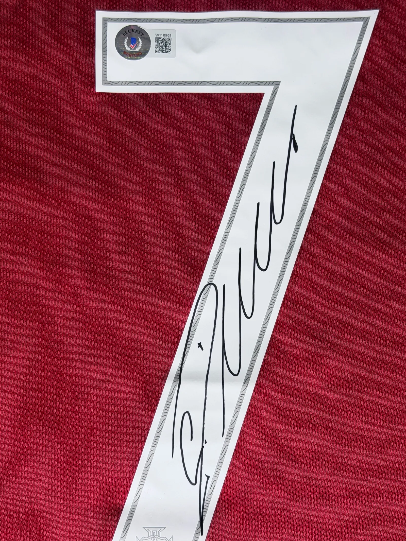 Cristiano Ronaldo autógrafo – camisa Euro 2016 Portugal vs França, Cristiano Ronaldo