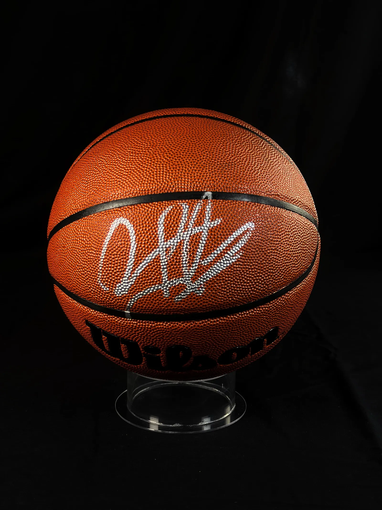 Dennis Rodman autógrafo – bola de basquetebol, Dennis Rodman