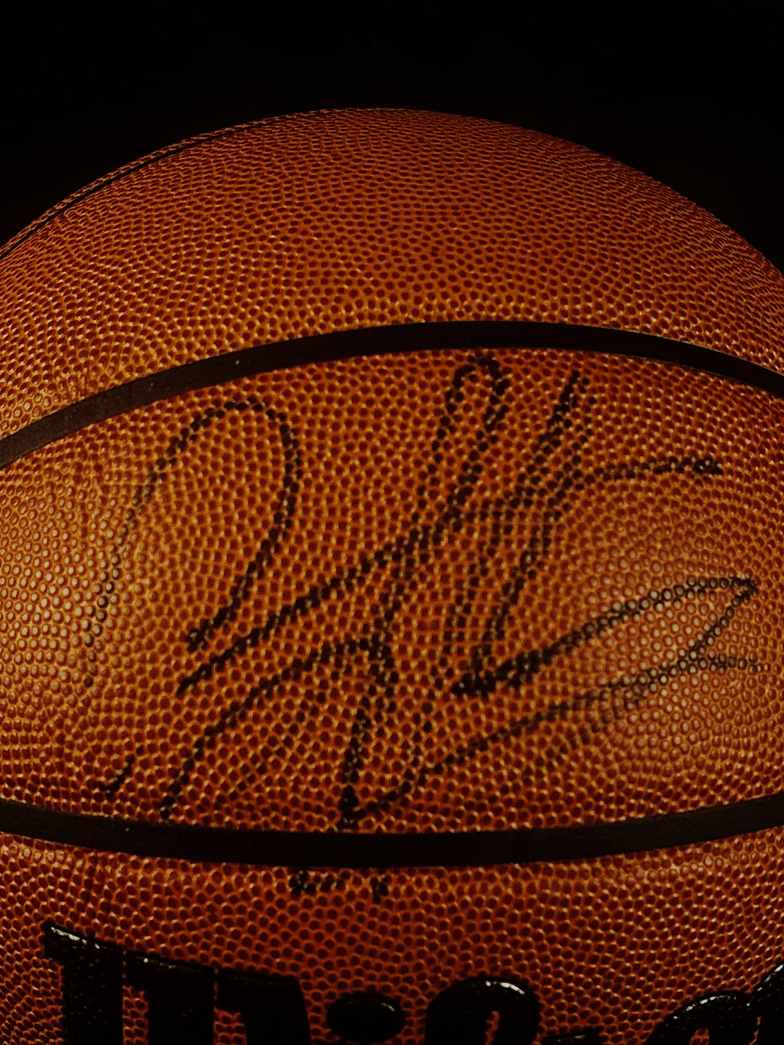 Dennis Rodman autógrafo – bola de basquetebol, Dennis Rodman