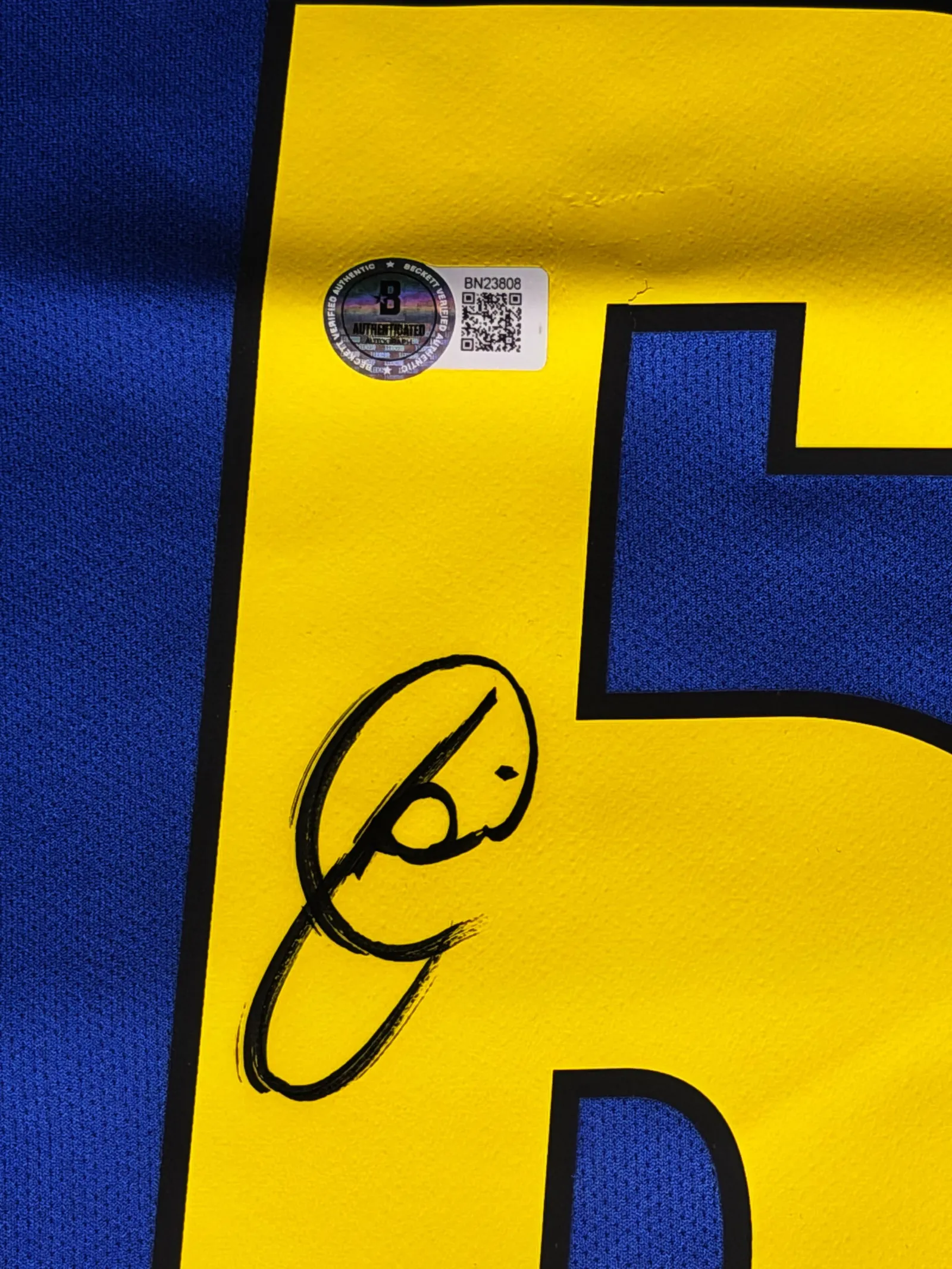 Xavi autógrafo – camisa do Barcelona, Xavi Hernández