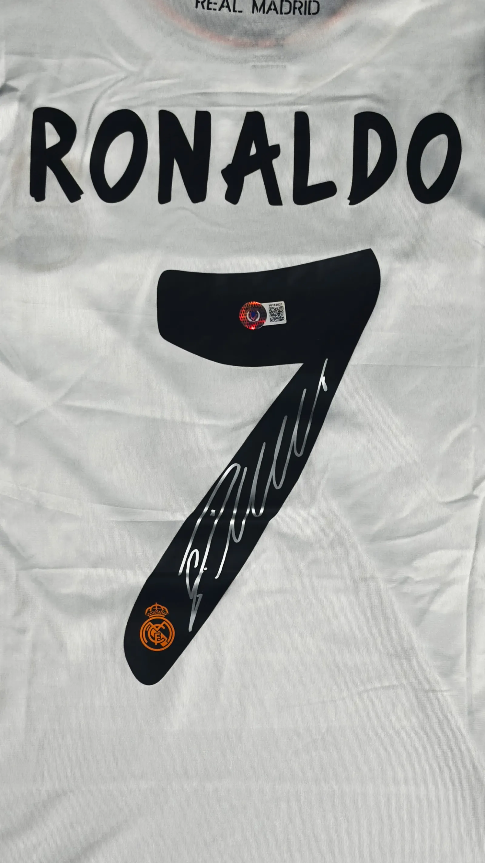 Cristiano Ronaldo autógrafo – Camisa Real Madrid, Cristiano Ronaldo