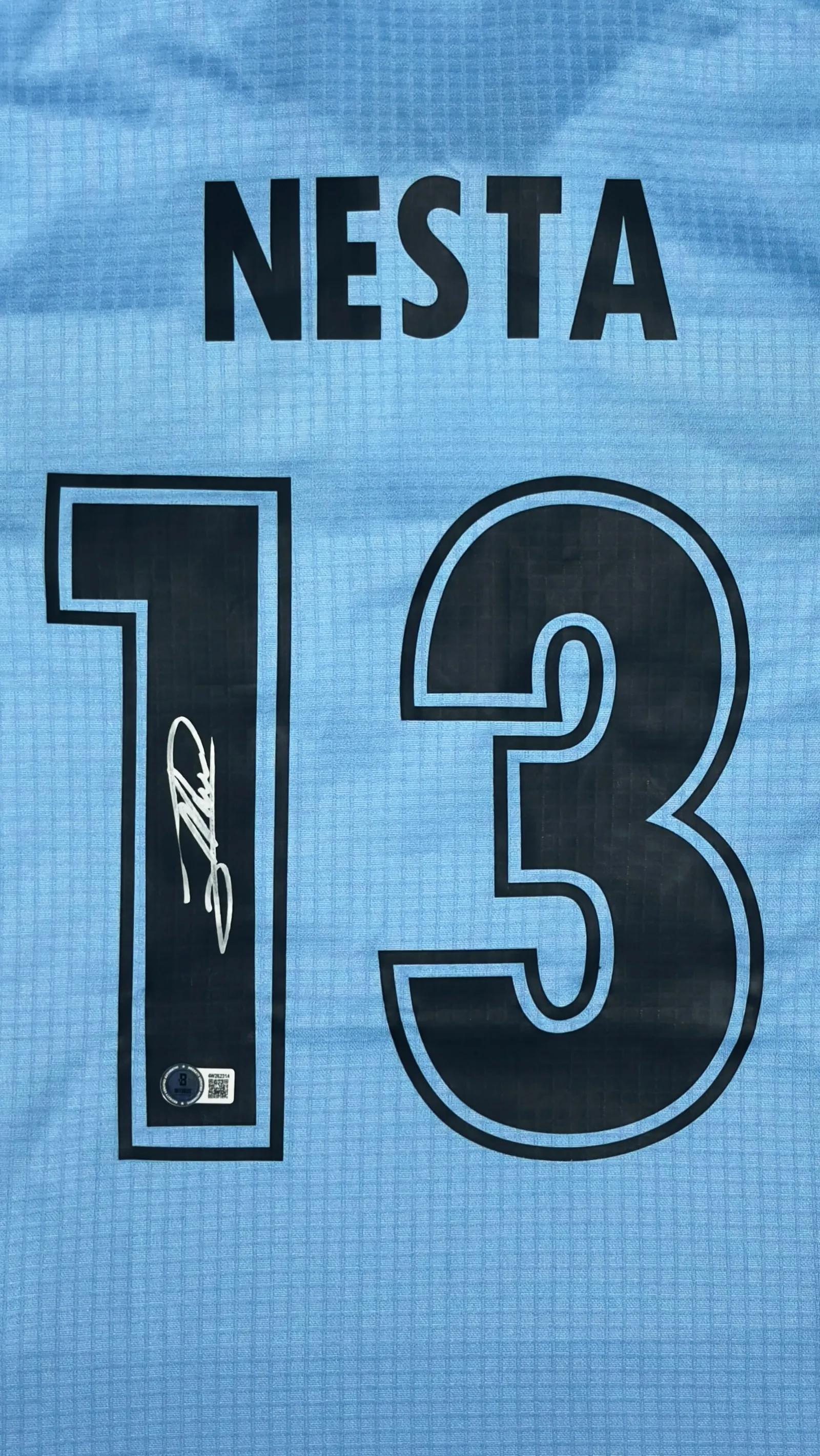 Alessandro Nesta autógrafo – Camisa Lazio, Alessandro Nesta