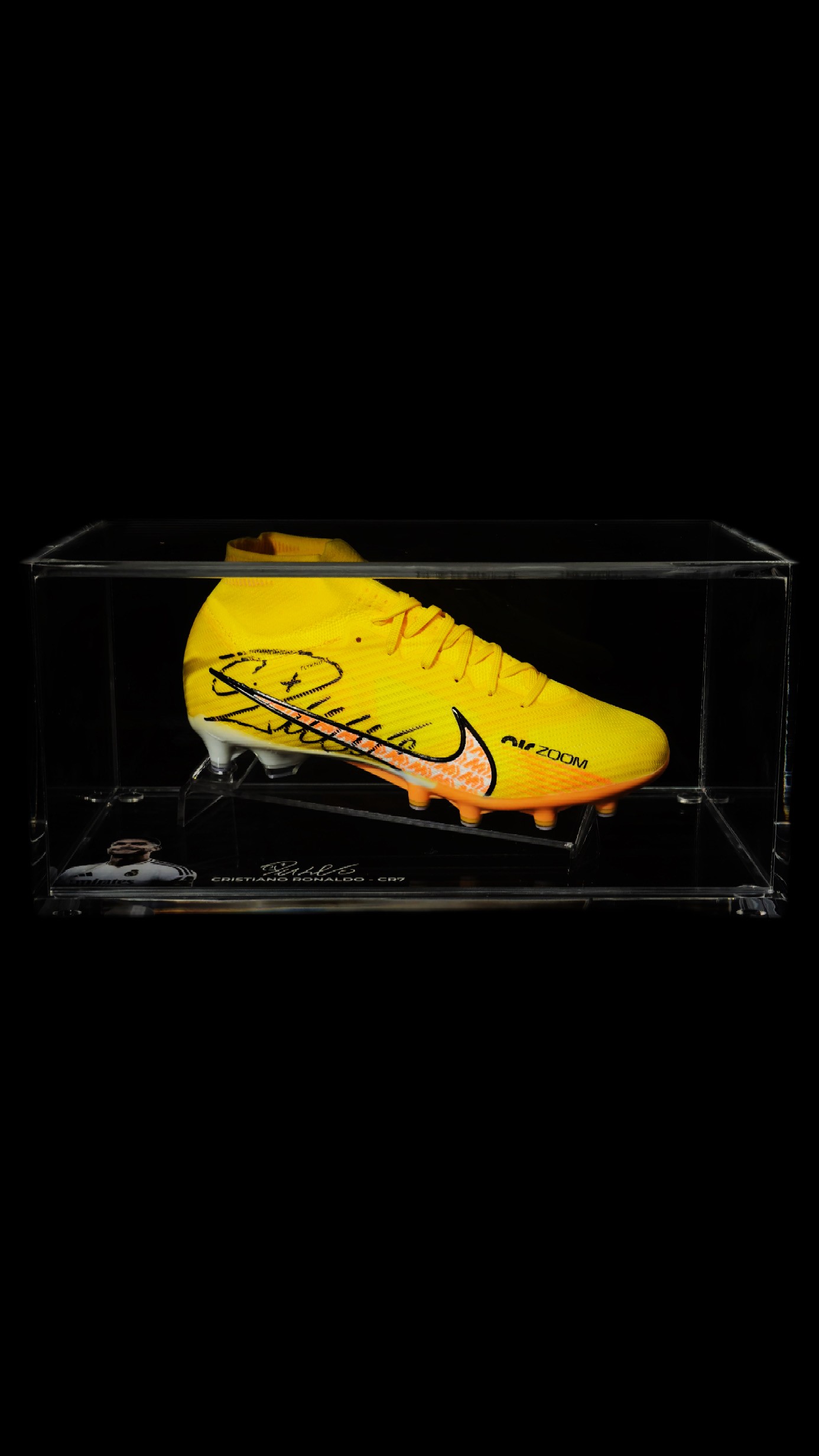 Cristiano Ronaldo autógrafo – chuteira Nike Mercurial Superfly, Cristiano Ronaldo