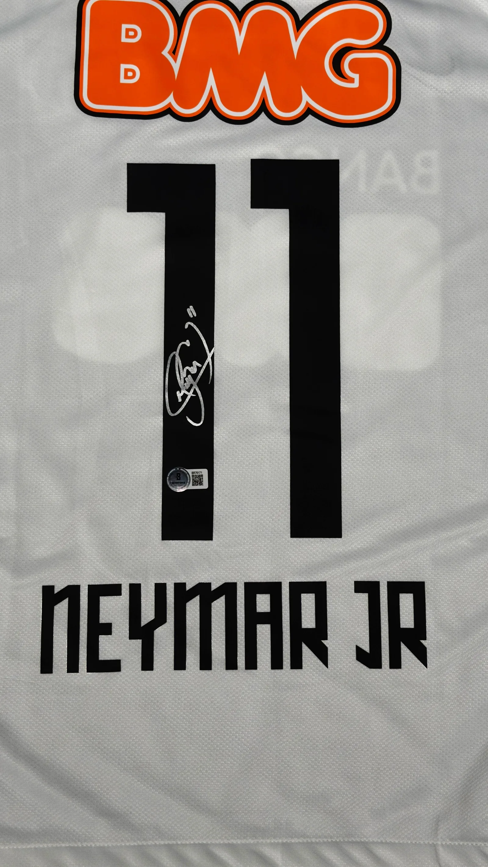 Neymar Jr autógrafo – camisa Santos FC, Neymar Jr