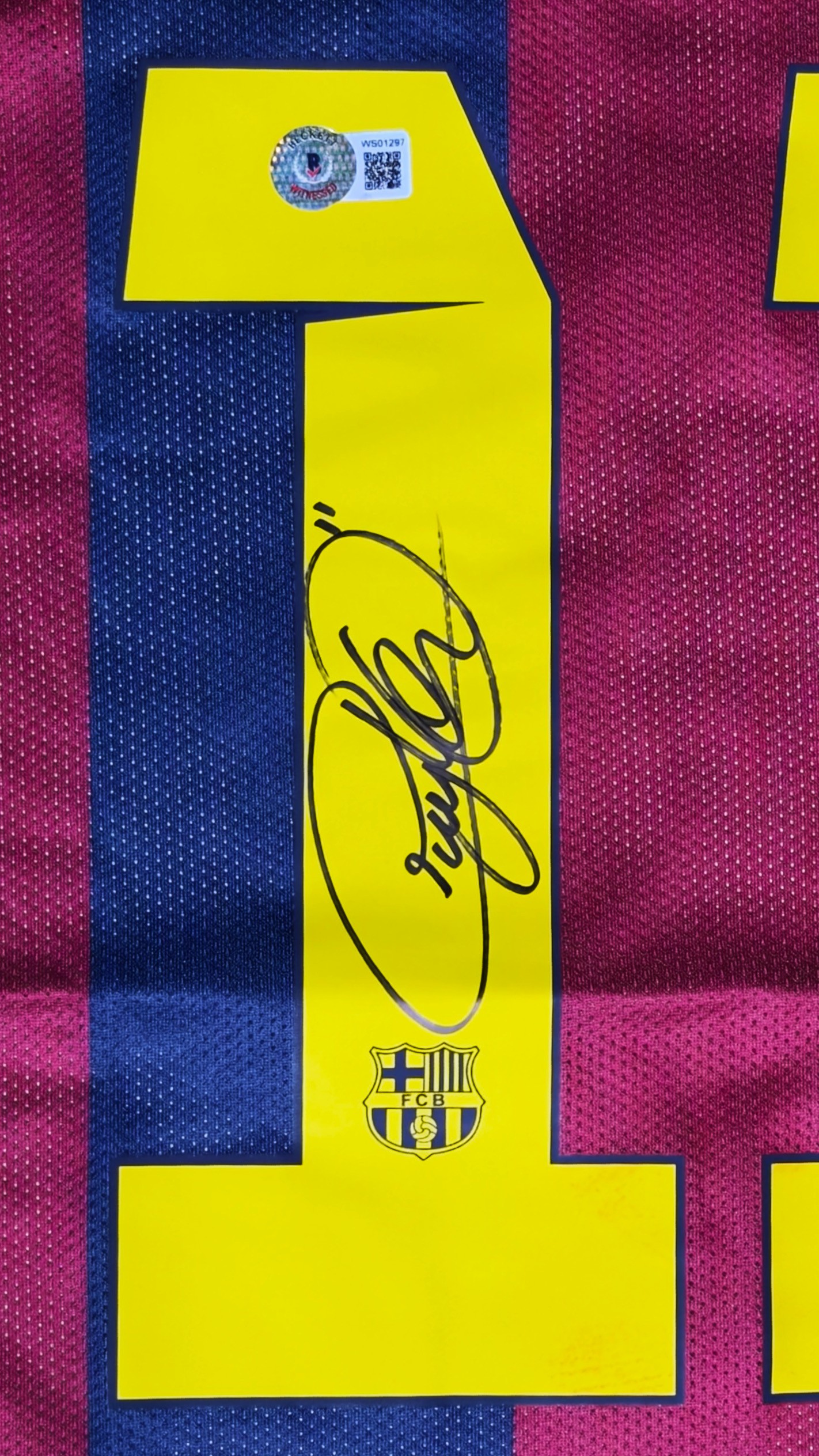Neymar Jr autógrafo – camisa do Barcelona, Neymar Jr