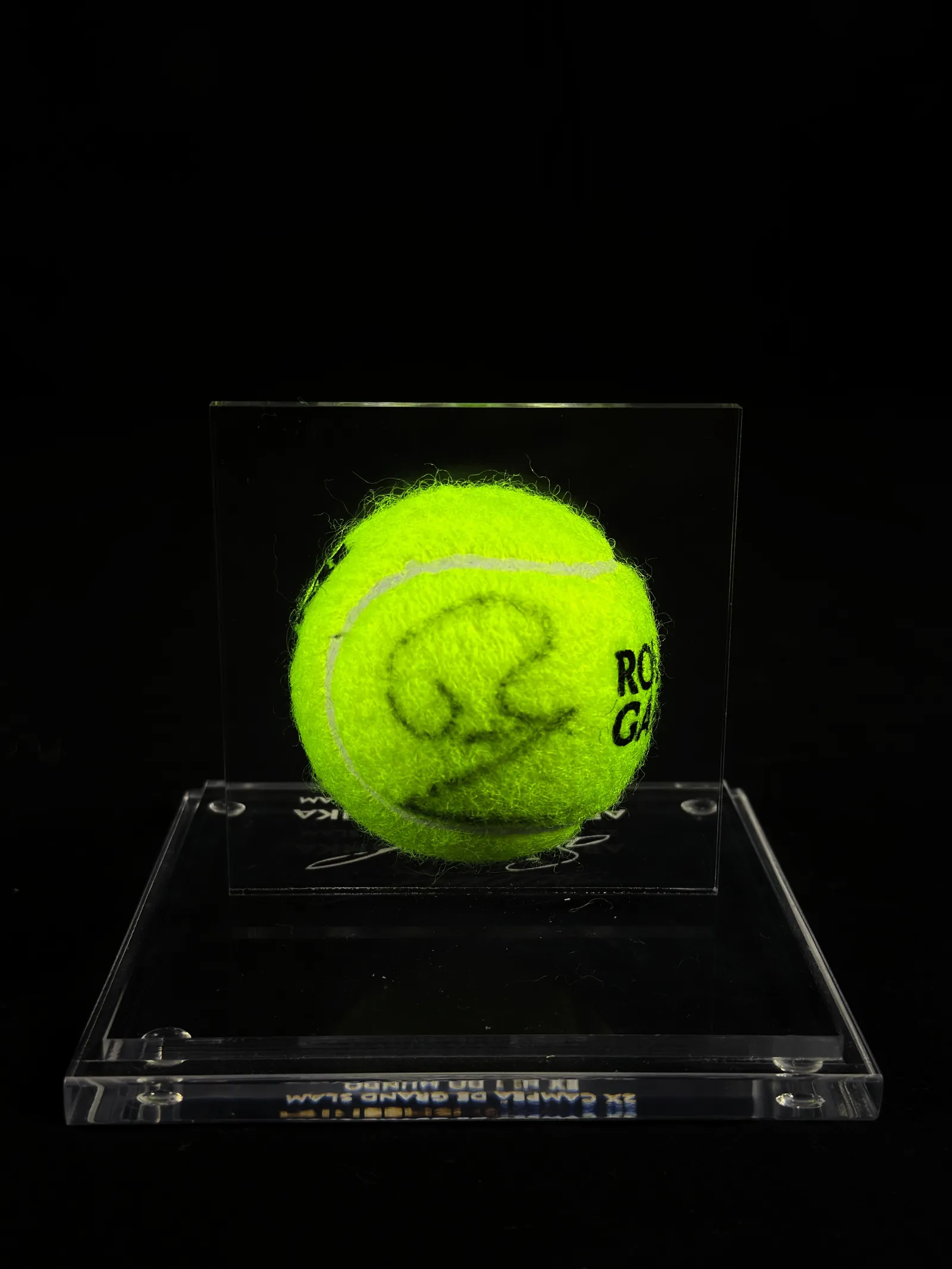 Rafael Nadal – bola de tênis autografada, Rafael Nadal