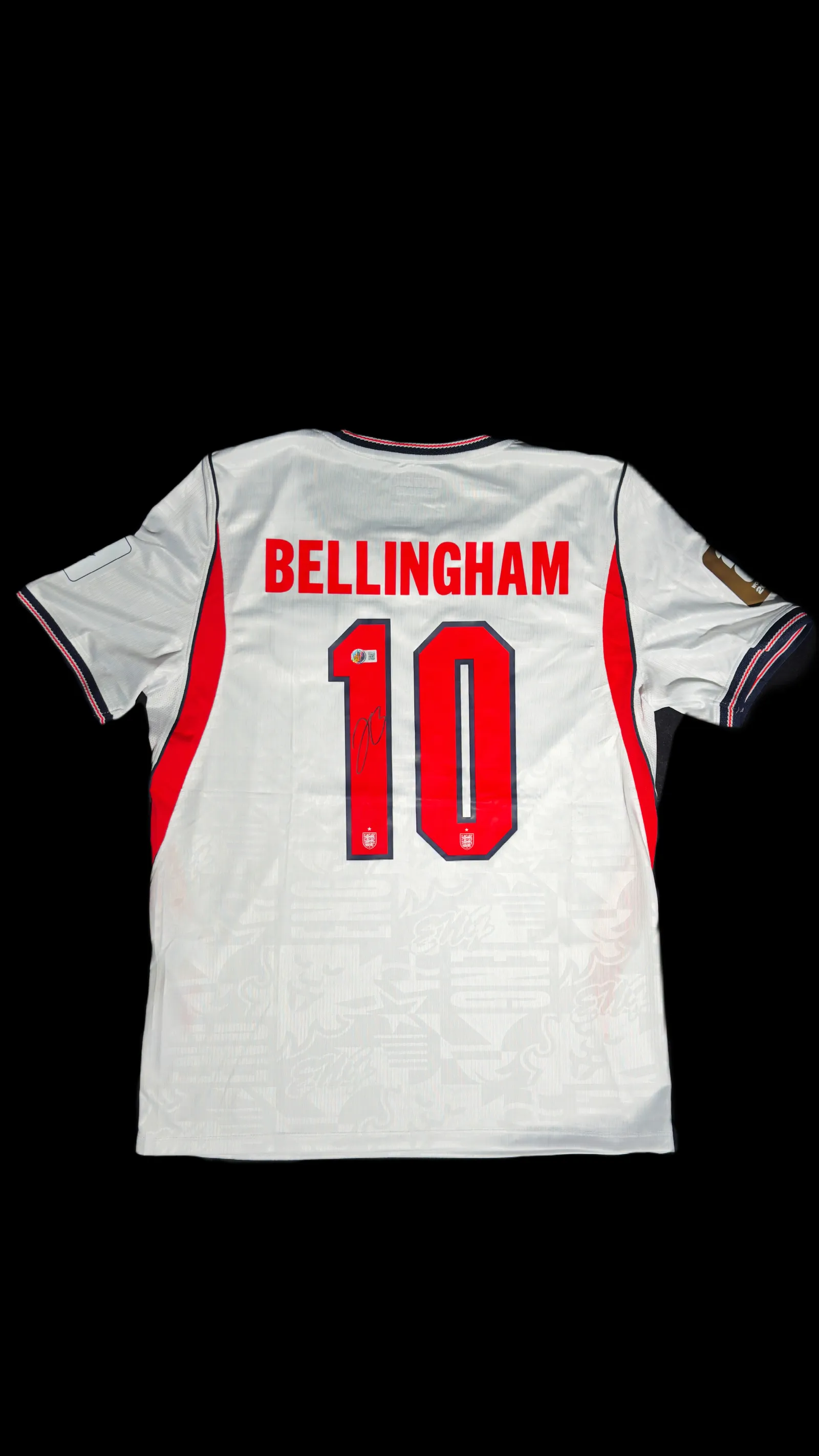 Jude Bellingham autógrafo – Camisa Inglaterra 10, Jude Belligham