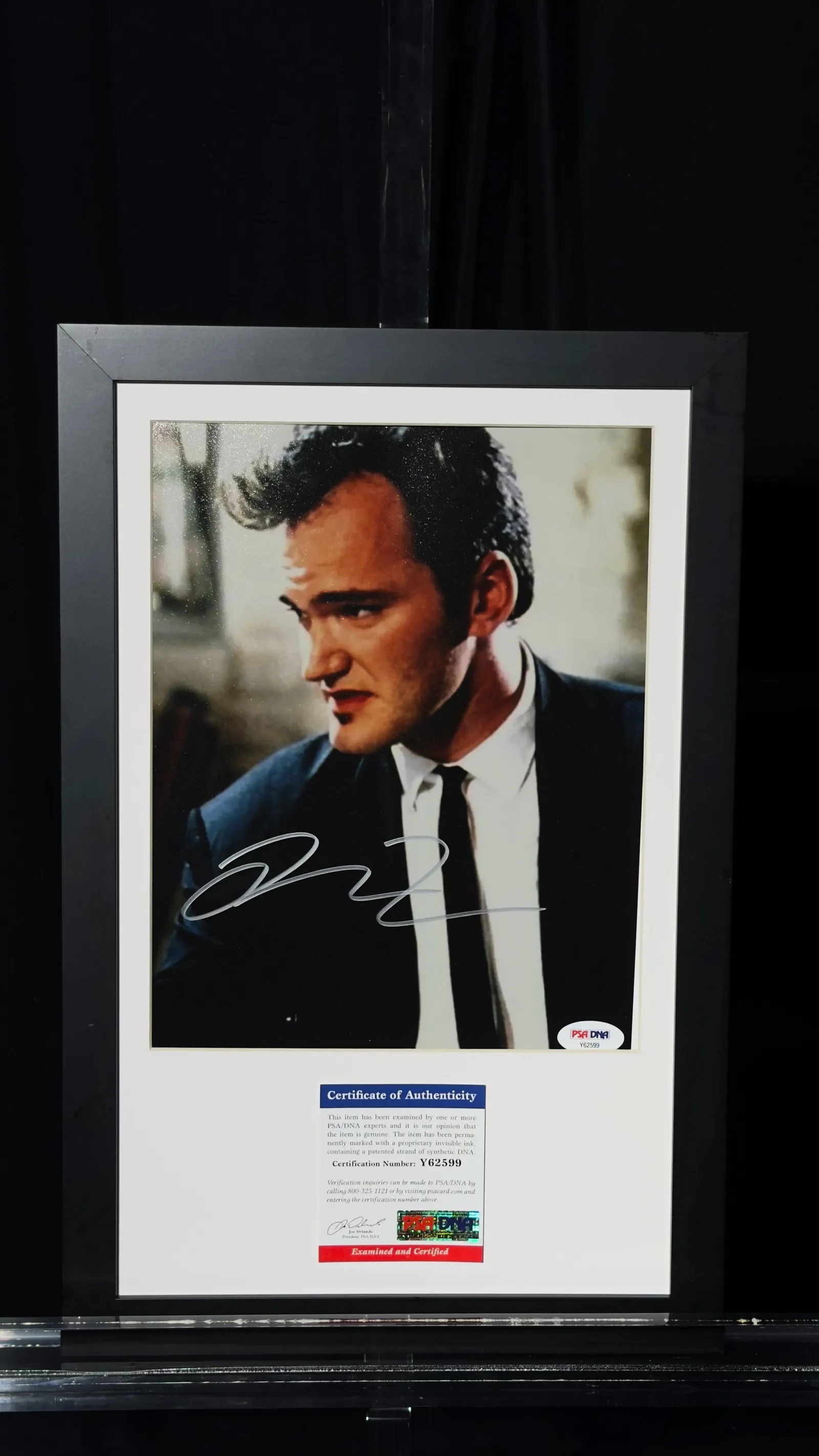 Quentin Tarantino autógrafo – foto, Quentin Tarantino