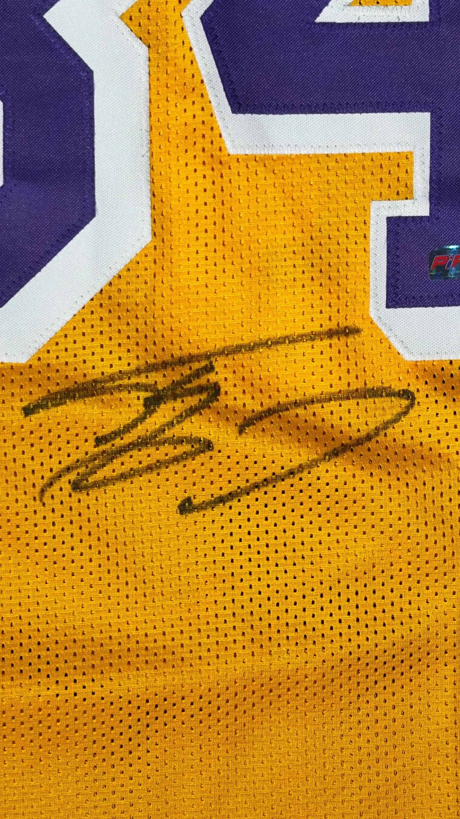 Shaquille O’Neal autógrafo – jersey Los Angeles Lakers, Shaquille O'Neal
