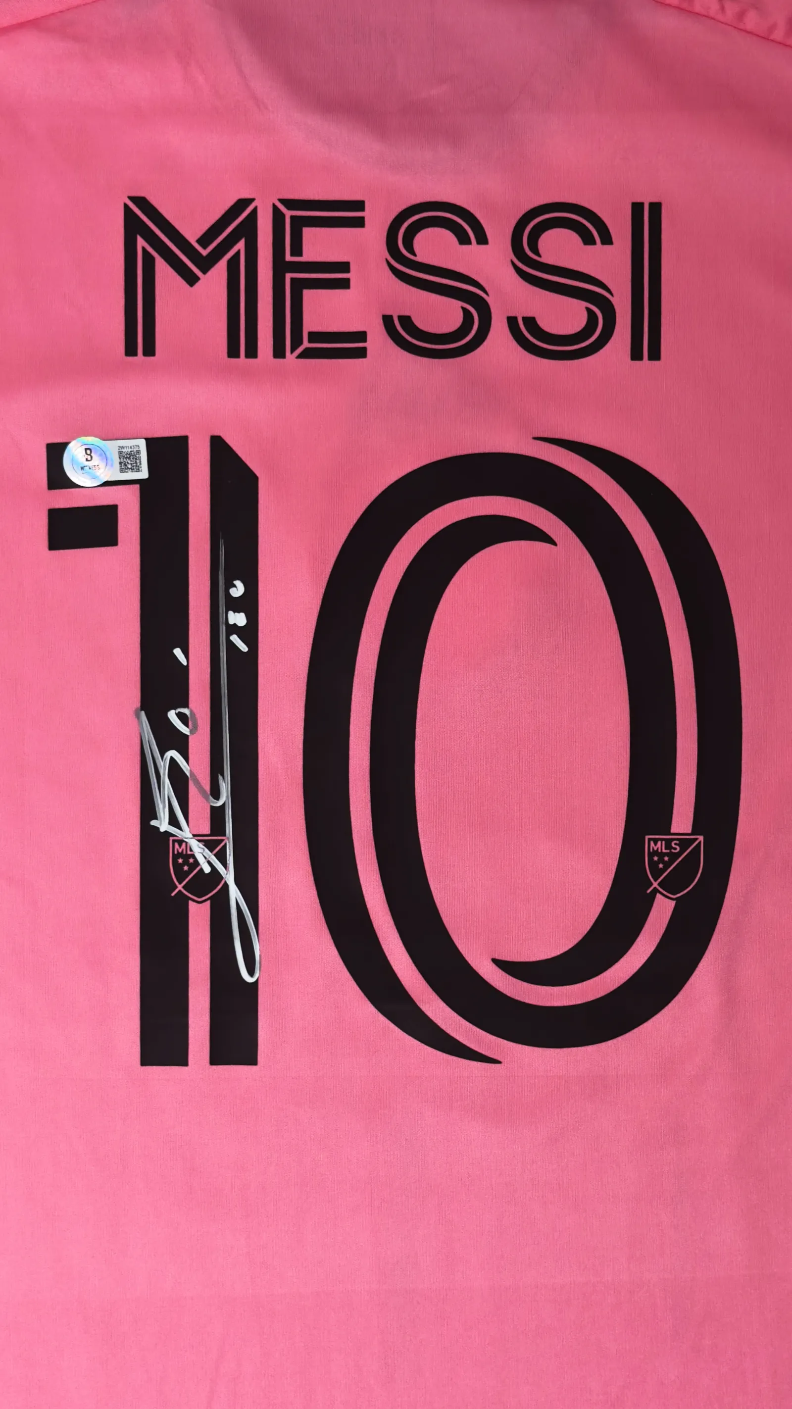 Lionel Messi autógrafo – Camisa Inter Miami, Lionel Messi