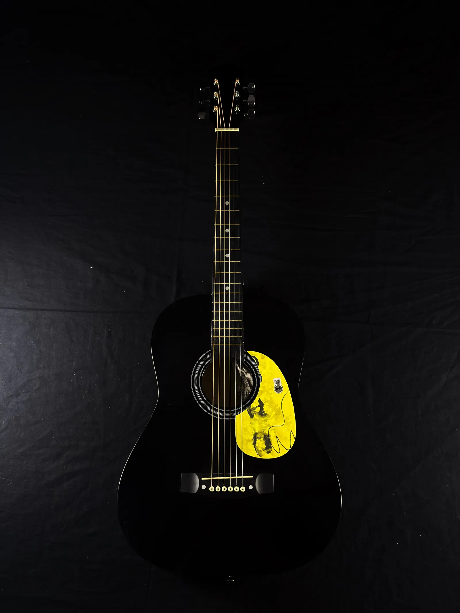 Ed Sheeran autógrafo – violão acústico, Ed Sheeran