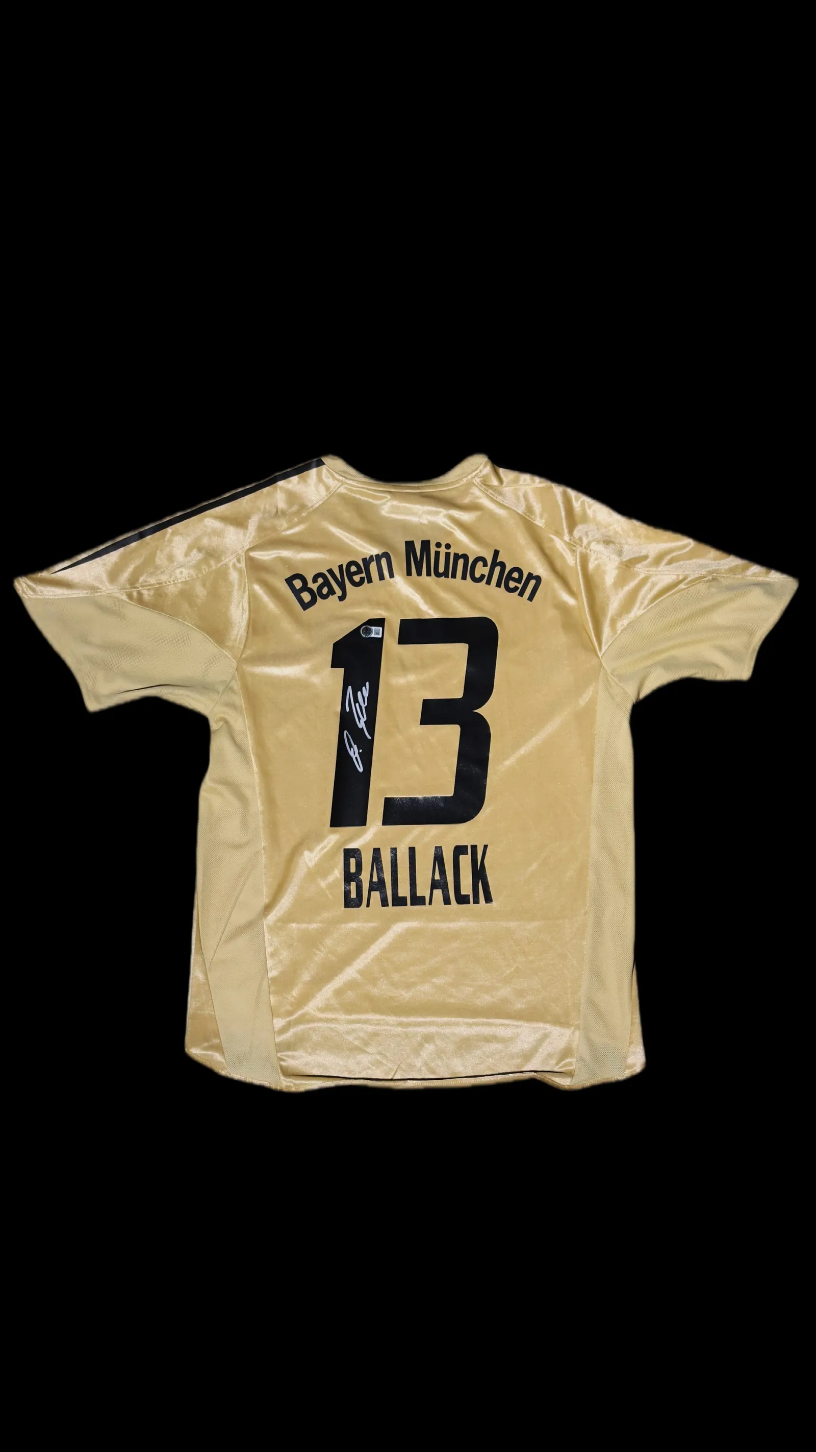 Michael Ballack autógrafo – camisa Bayern München 13, Michael Ballack