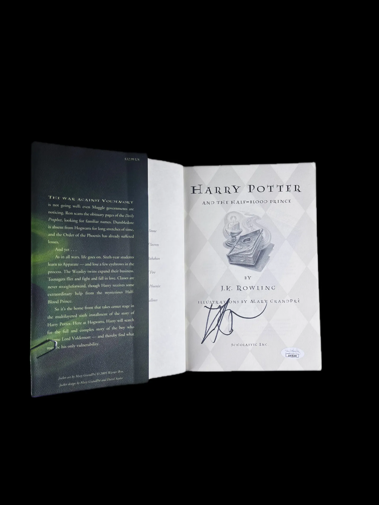Daniel Radcliffe autógrafo – Harry Potter and the Half-Blood Prince, Daniel Radcliffe