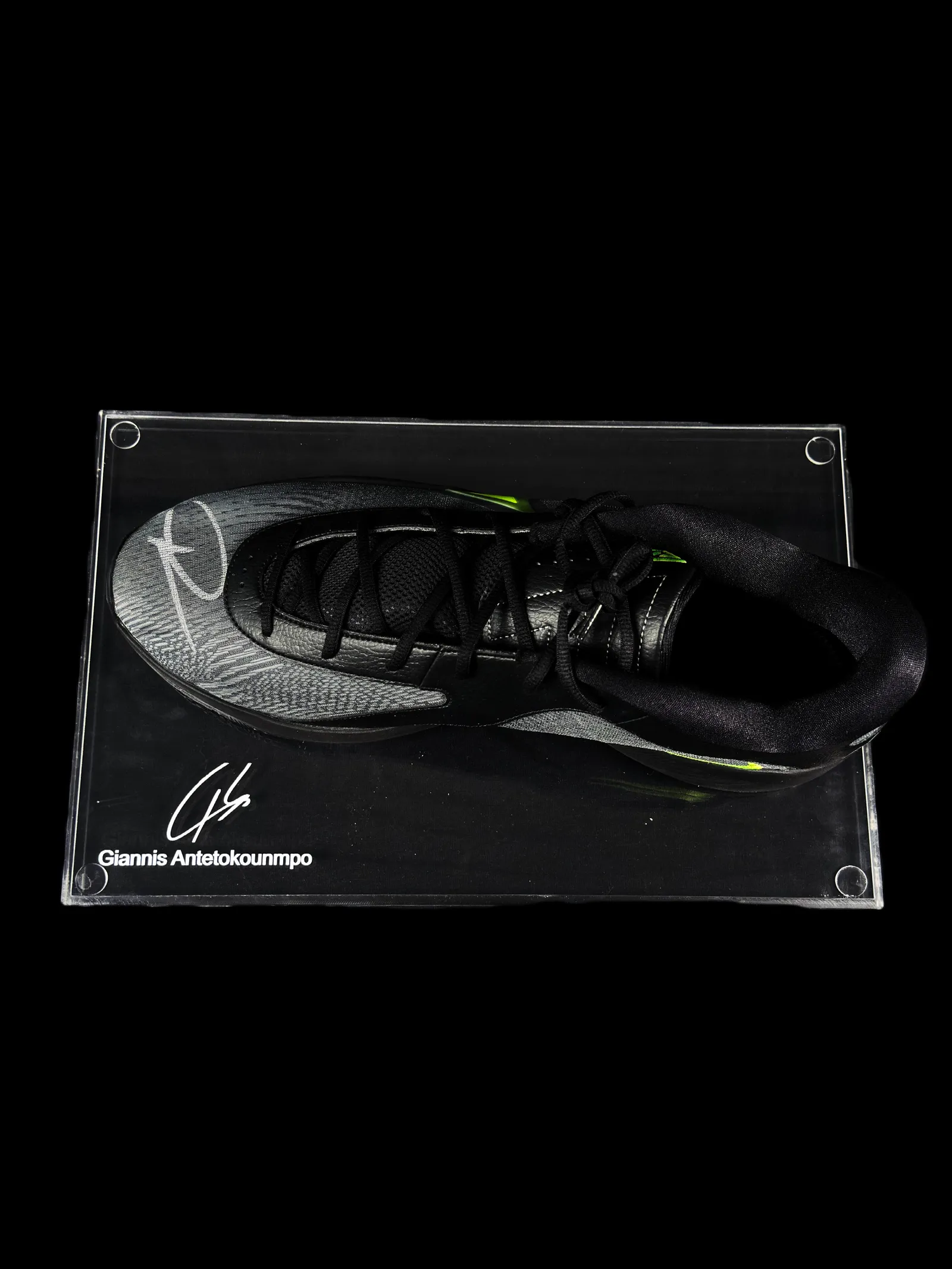 Giannis Antetokounmpo – tênis Nike autografado, Giannis Antetokounmpo
