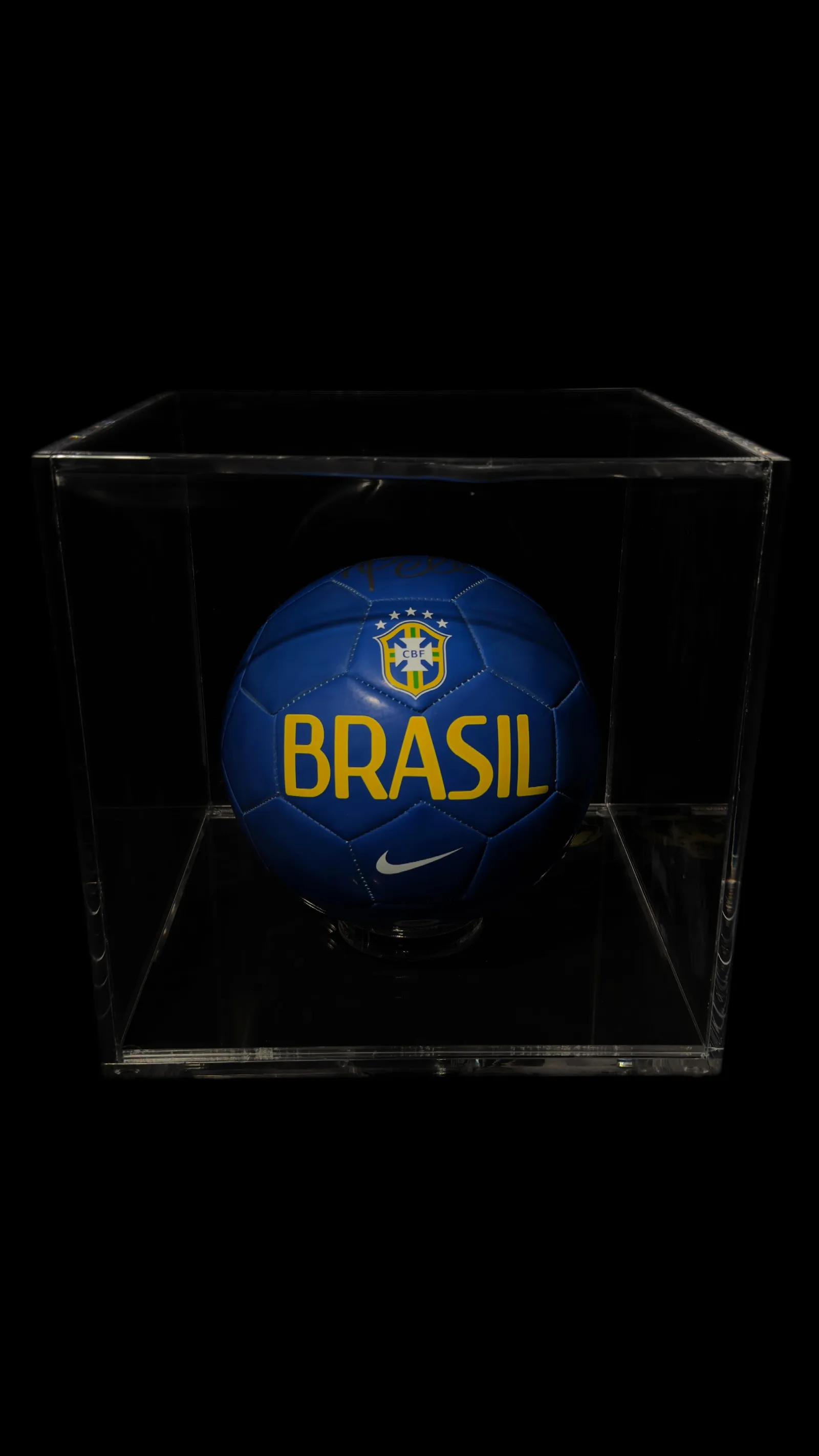 Pelé autógrafo – bola Brasil Nike, Pelé