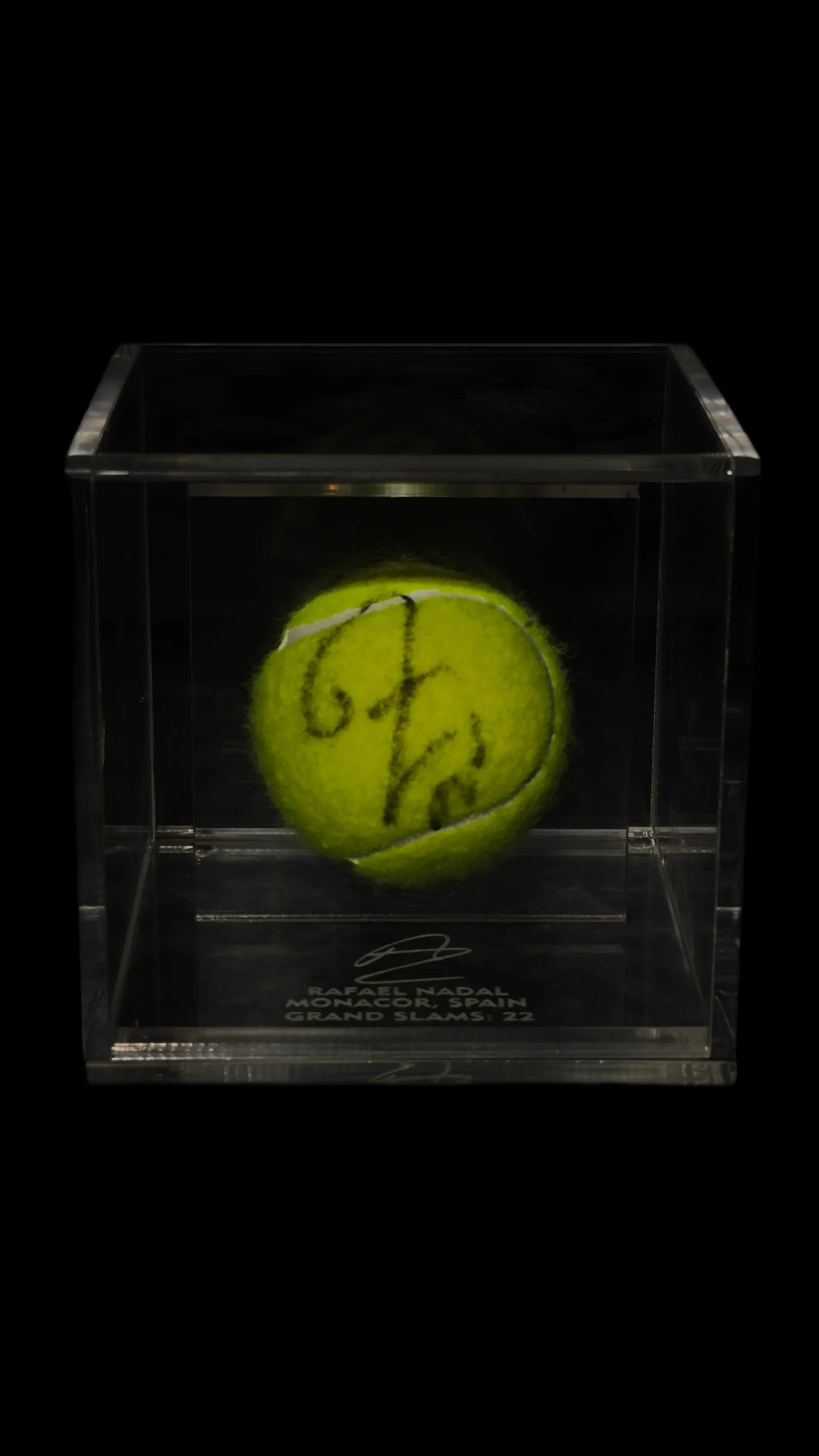 Rafael Nadal – bola de tênis autografada, Rafael Nadal