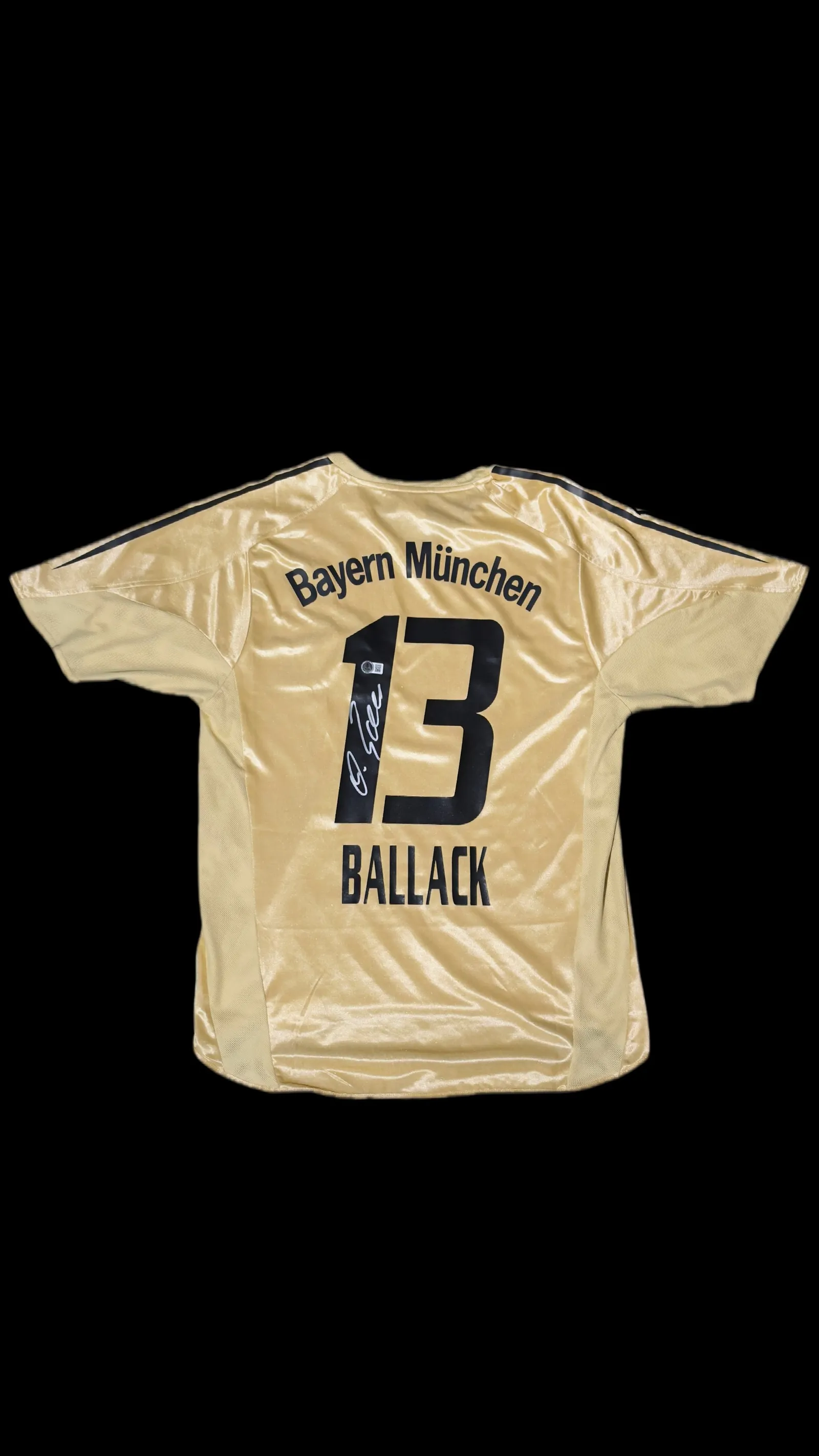 Michael Ballack autógrafo – camisa Bayern München 13, Michael Ballack