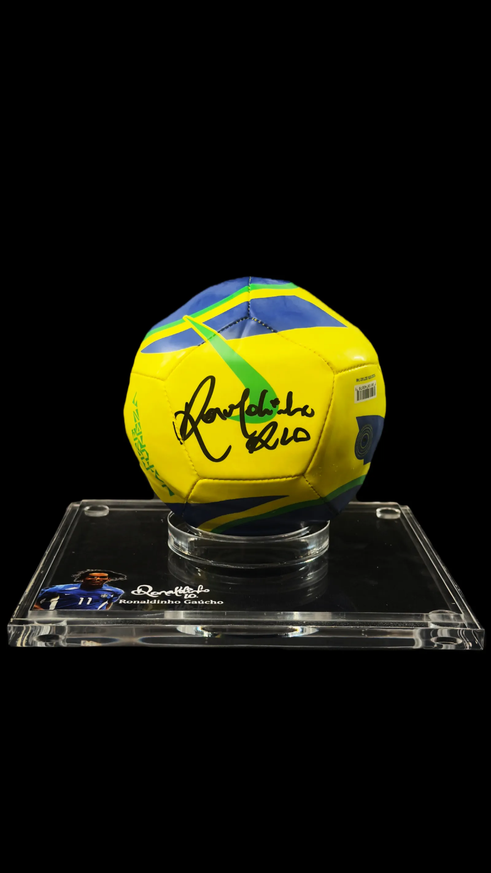 Ronaldinho Gaúcho autógrafo – Bola Brasil, Ronaldinho Gaúcho