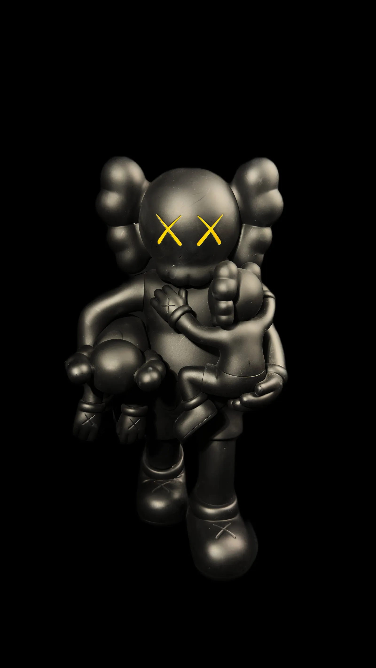 KAWS Clean Slate Black – figura colecionável, KAWS