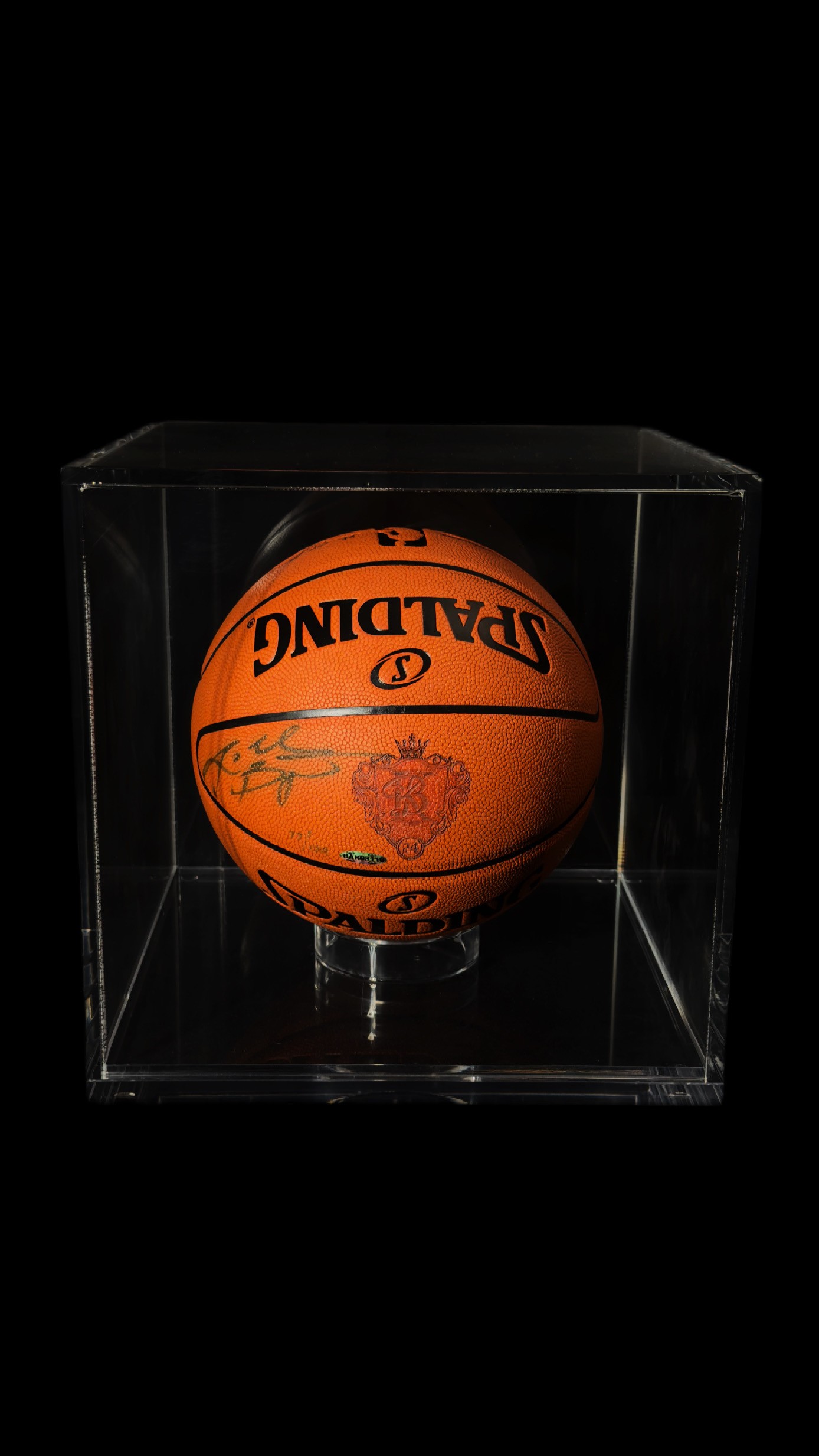 Kobe Bryant autógrafo – bola Spalding logo Basketball Limited Edition, Kobe Bryant