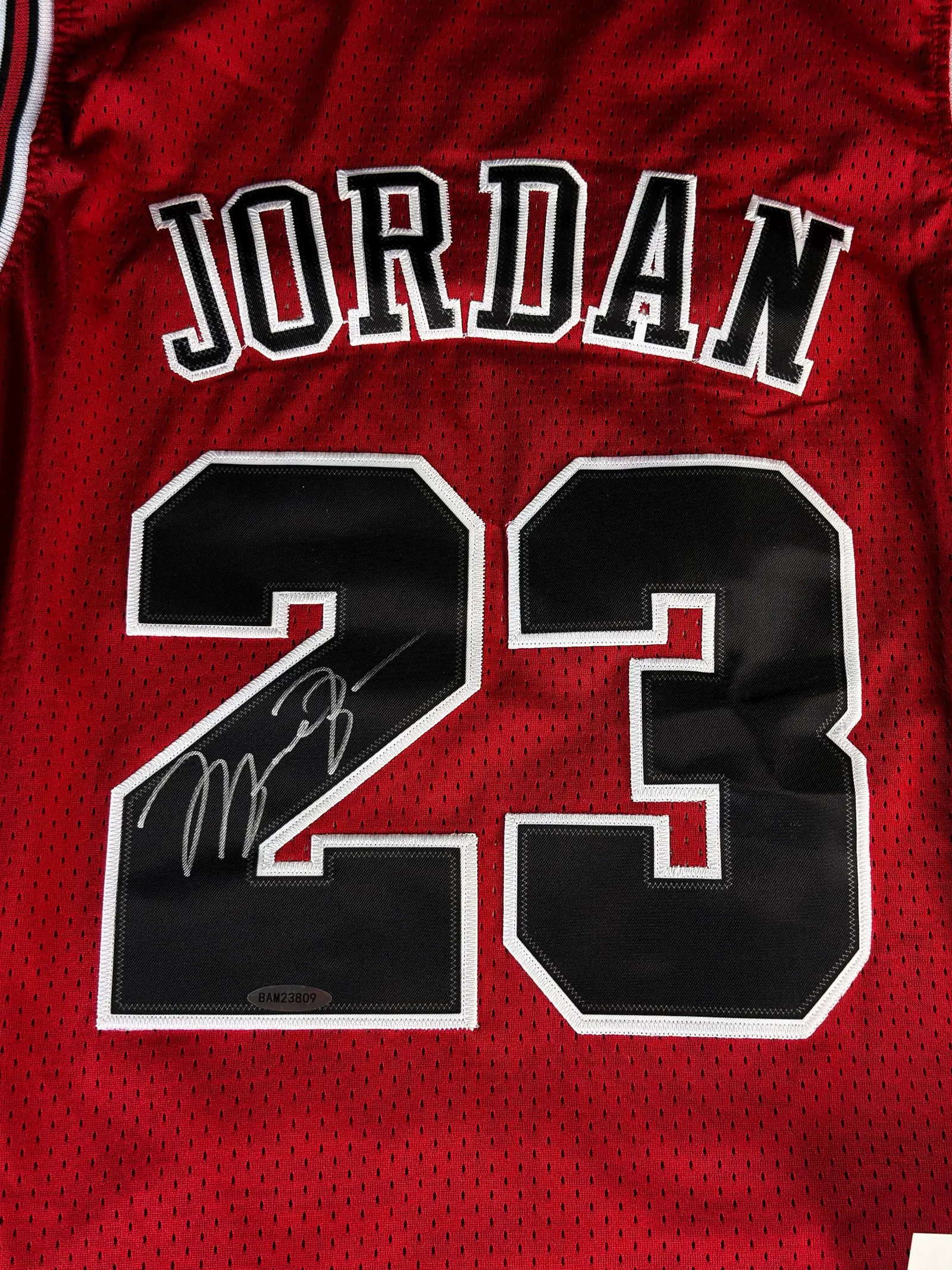 Michael Jordan autógrafo – camisa de basquetebol "Bulls", Michael Jordan