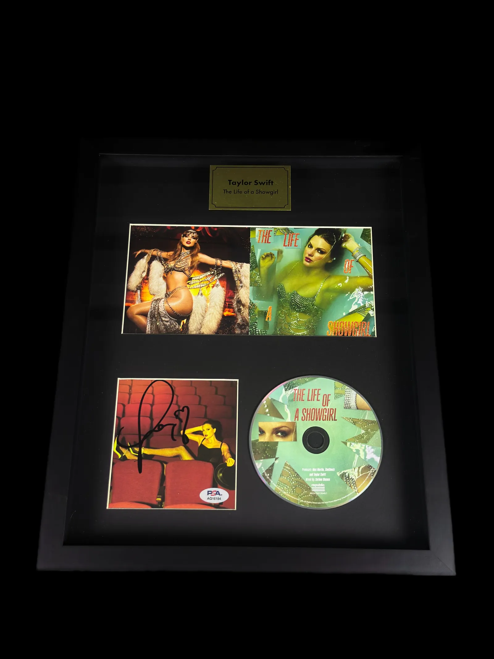 Taylor Swift – CD autografado, “The Life of a Showgirl”, Taylor Swift