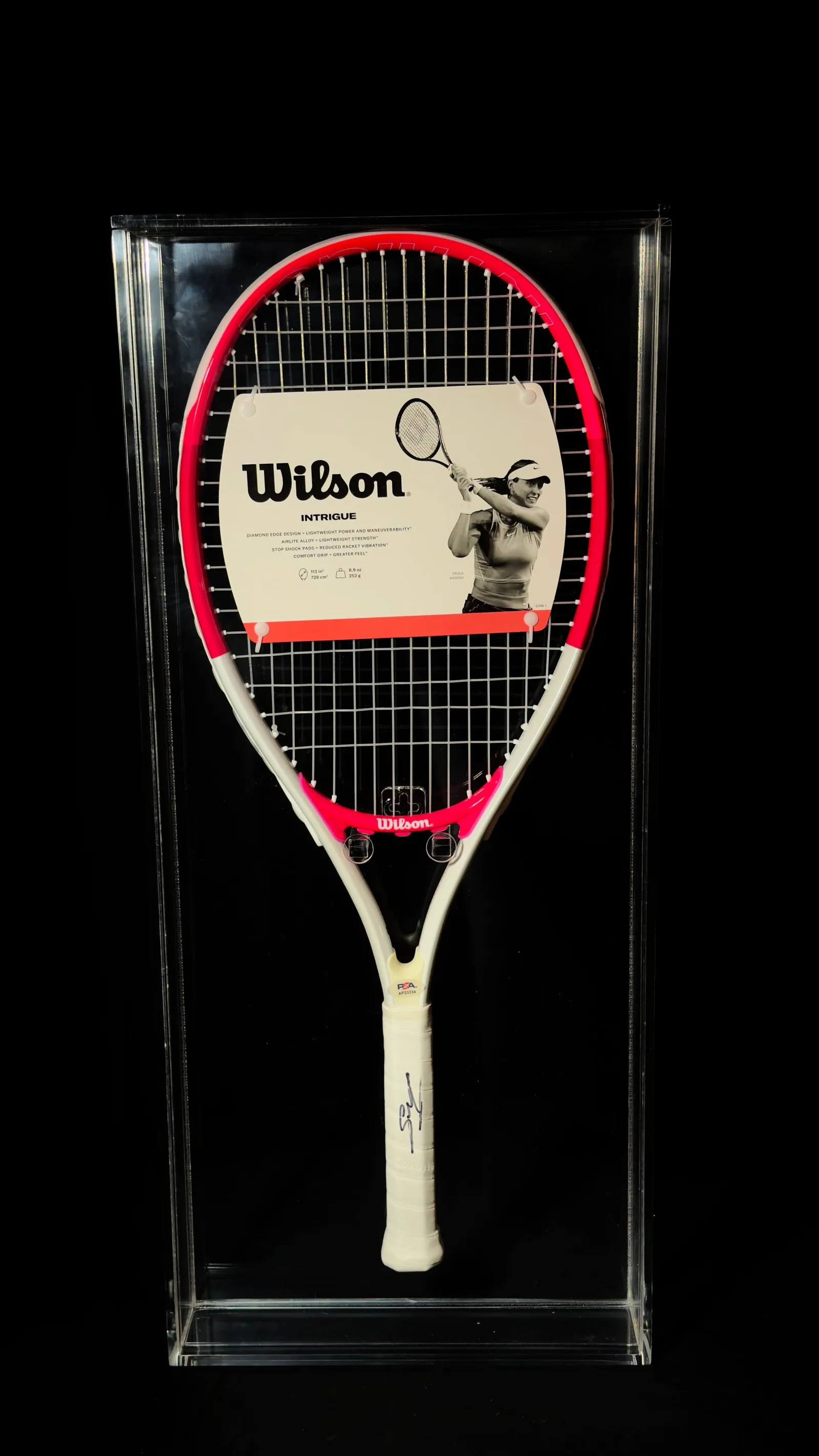 Aryna Sabalenka autógrafo – raquete Wilson Intrigue, Aryna Sabalenka