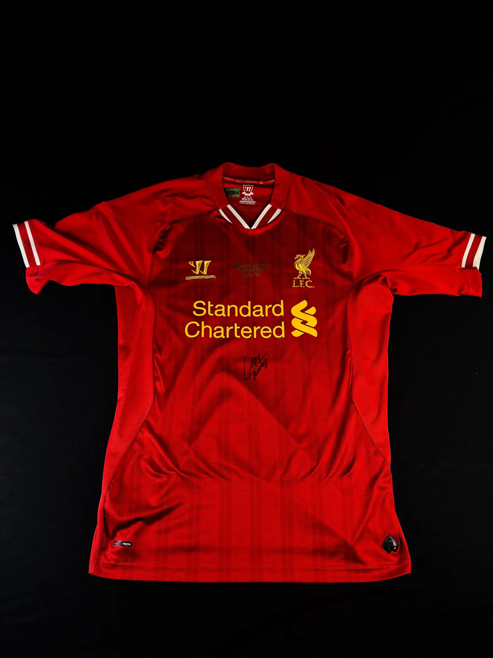 Luis Suárez autógrafo – camisa do Liverpool, Luis Suárez