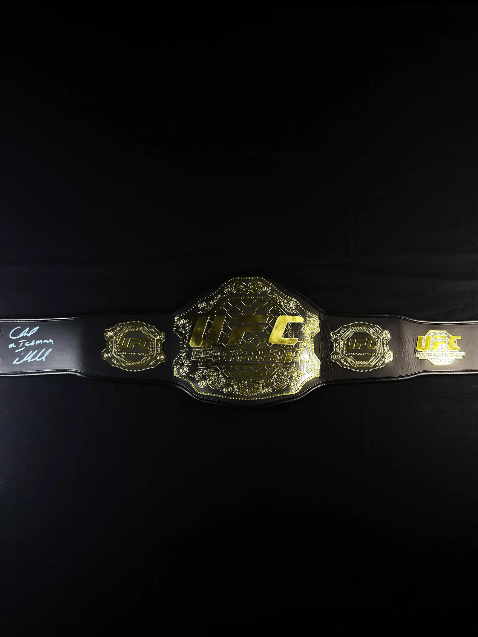 Chuck Liddell autógrafo – cinto UFC, Chuck Liddell