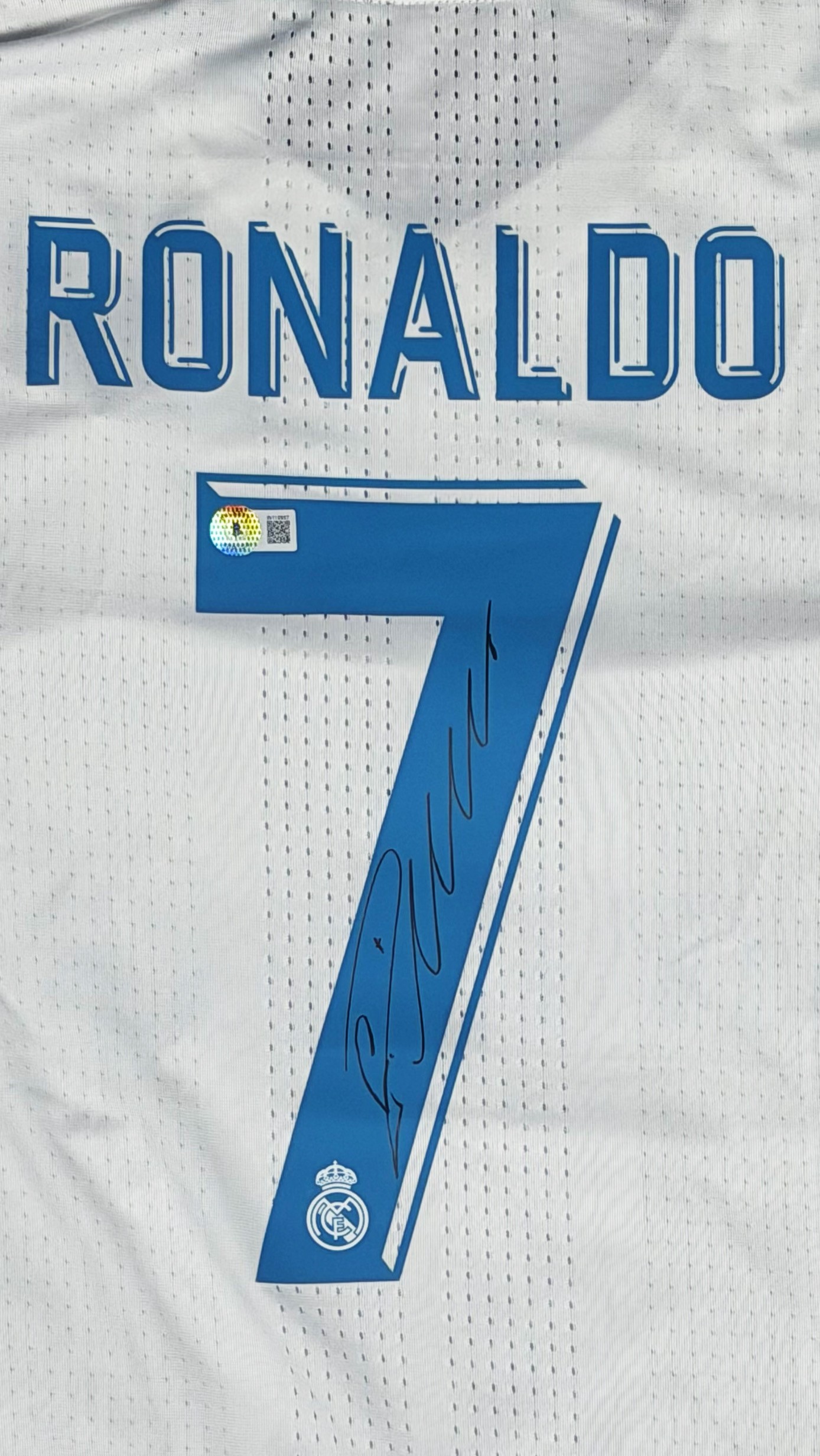 Cristiano Ronaldo autógrafo – camisa final Kyiv 2018, Real vs Liverpool, Cristiano Ronaldo