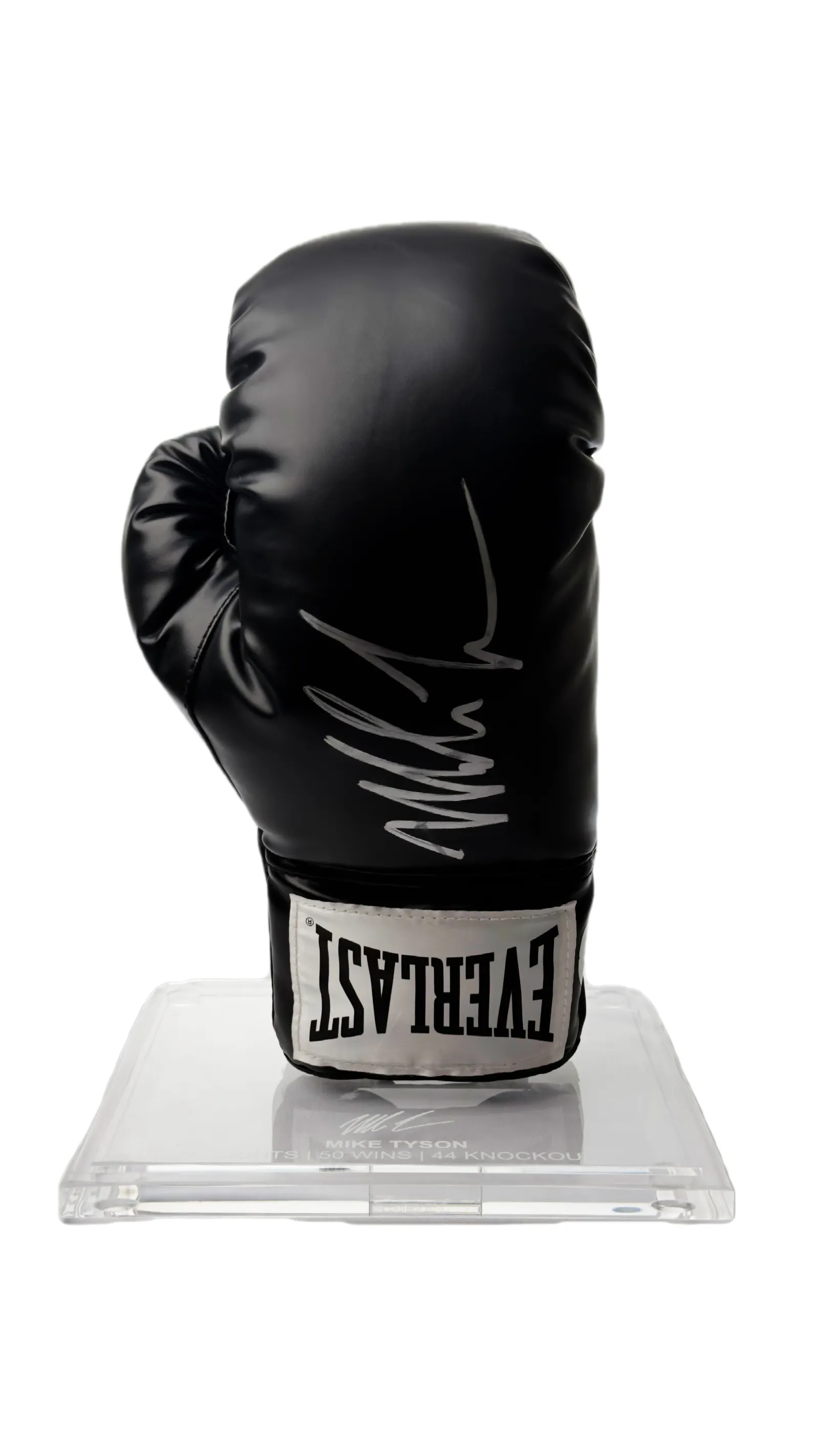 Mike Tyson autógrafo – Luva de boxe Everlast, Mike Tyson