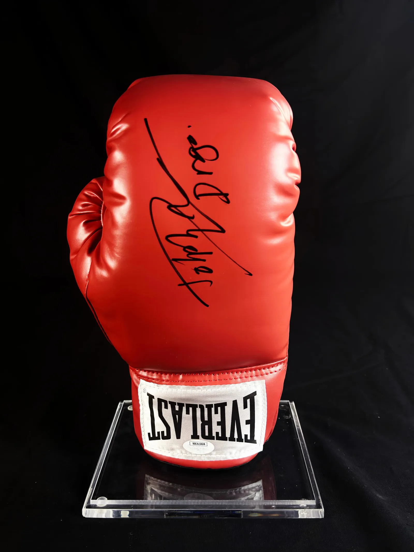 Dolph Lundgren autógrafo – luvas de boxe "Dolph e Ivan Dragon - Rocky IV" (1985), Dolph Lundgren