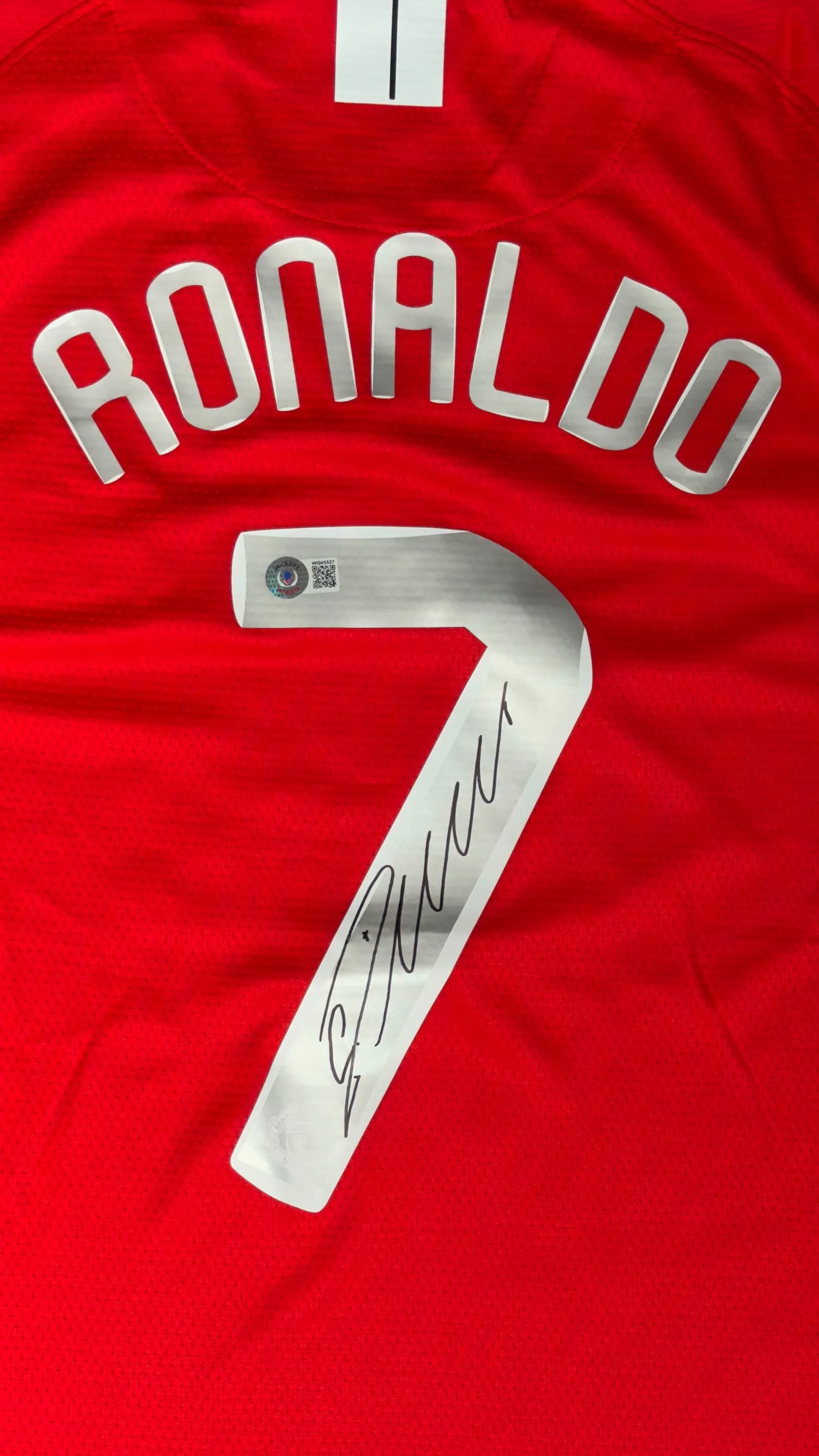 Cristiano Ronaldo autógrafo – Camisa Manchester United, Cristiano Ronaldo