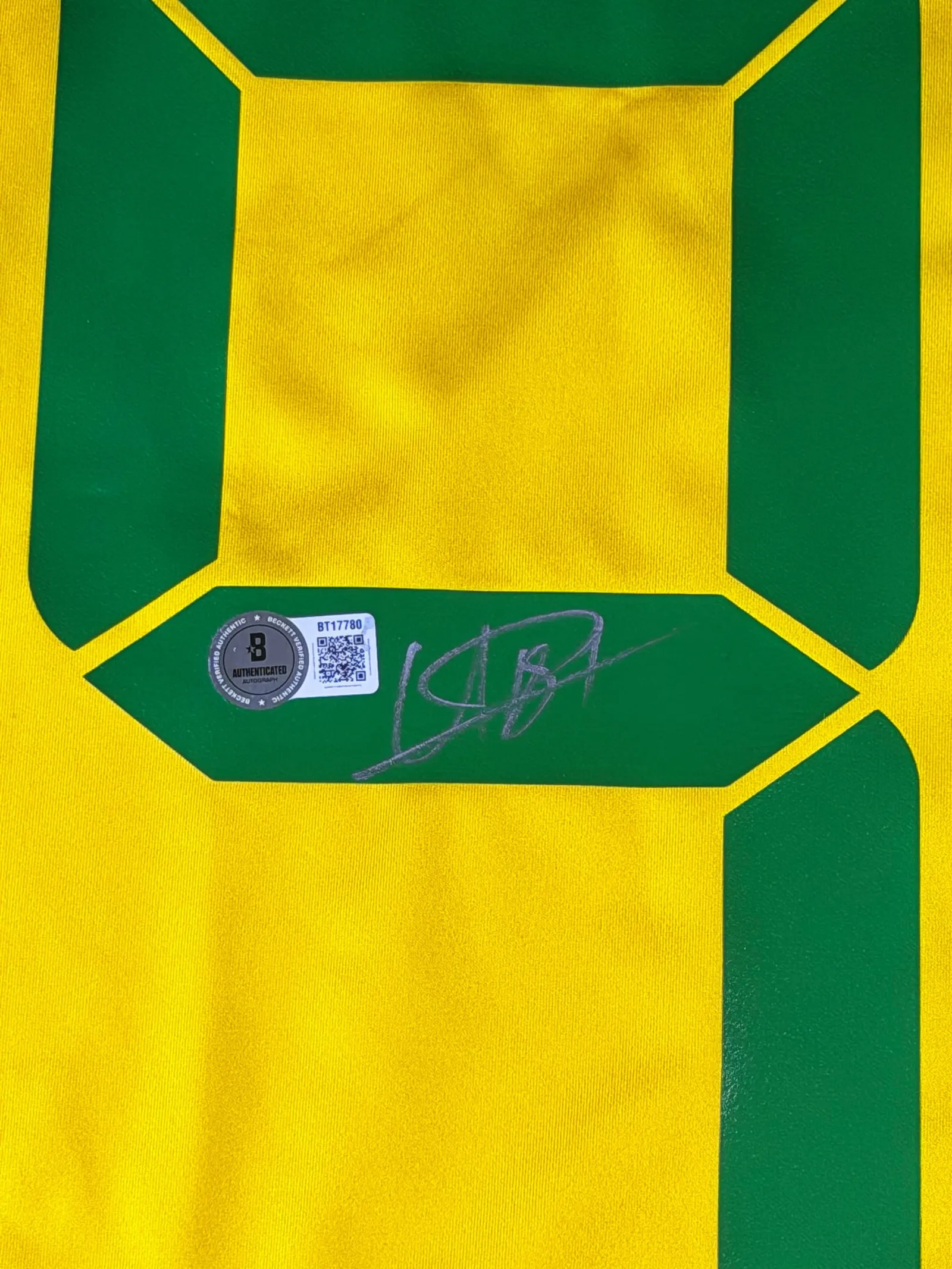 Usain Bolt autógrafo – camisa da Seleção Olímpica da Jamaica, Usain Bolt