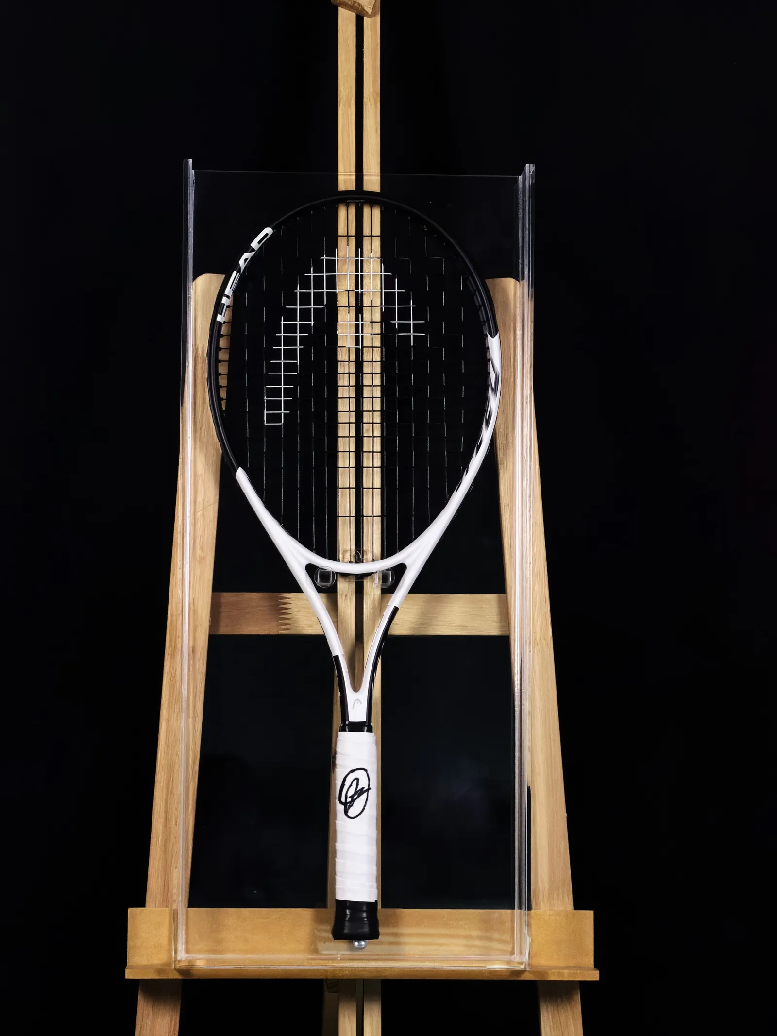 Novak Djokovic autógrafo – raquete de tênis, Novak Djokovic