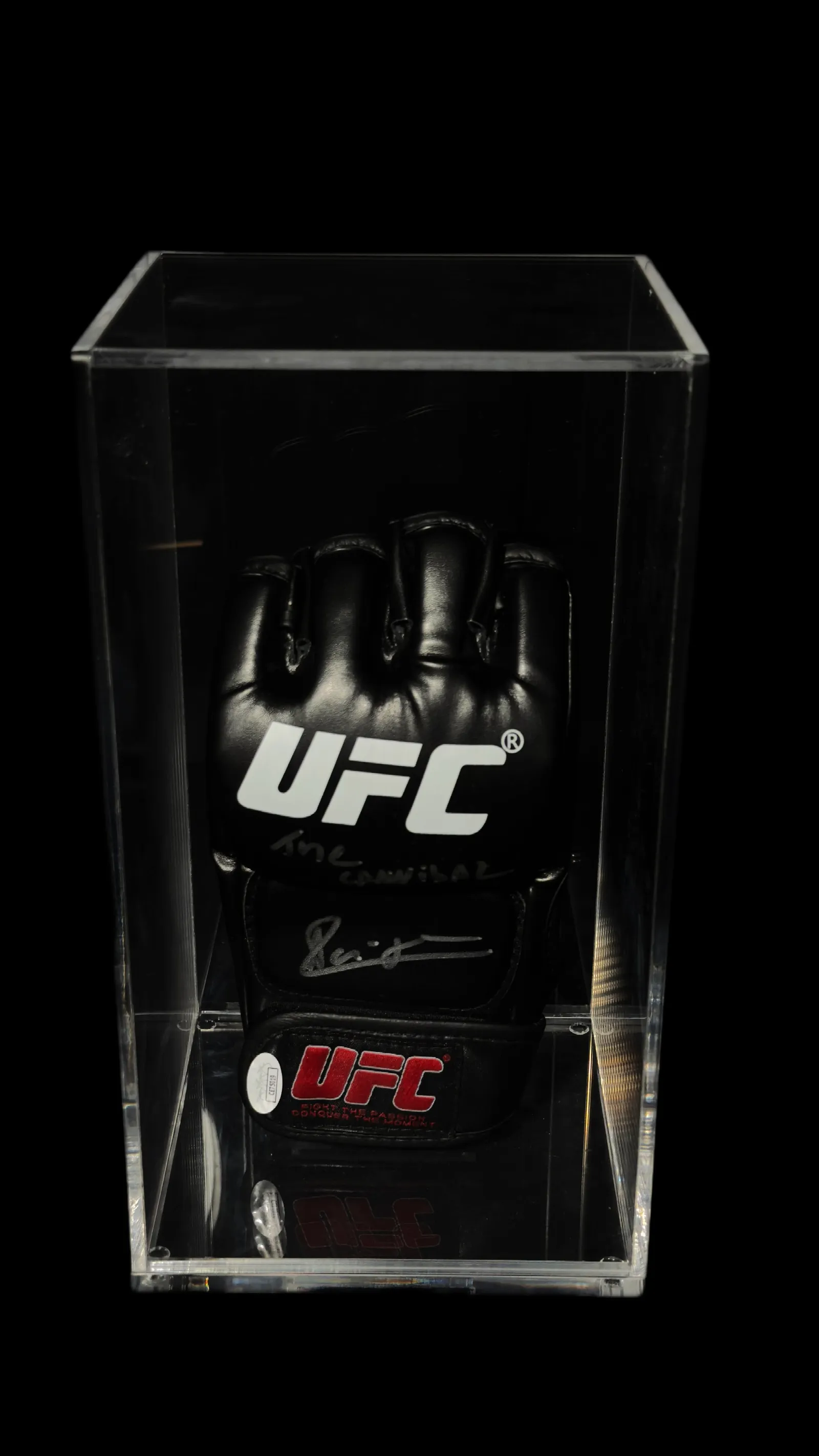 Alexandre Pantoja autógrafo – luva UFC The Cannibal, Alexandre Pantoja