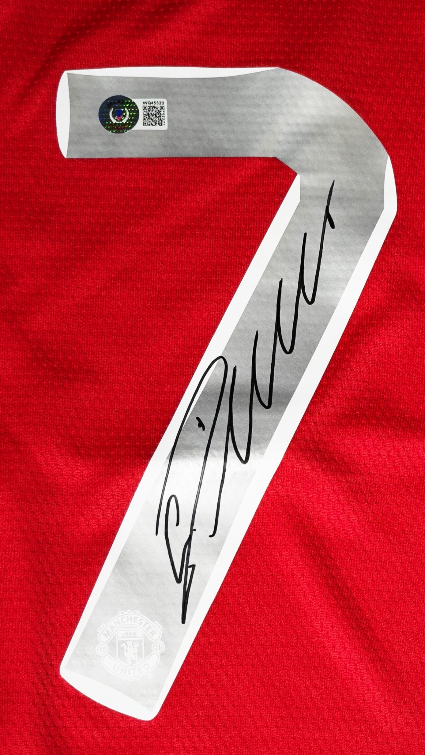 Cristiano Ronaldo autógrafo – camisa do Manchester United, Cristiano Ronaldo
