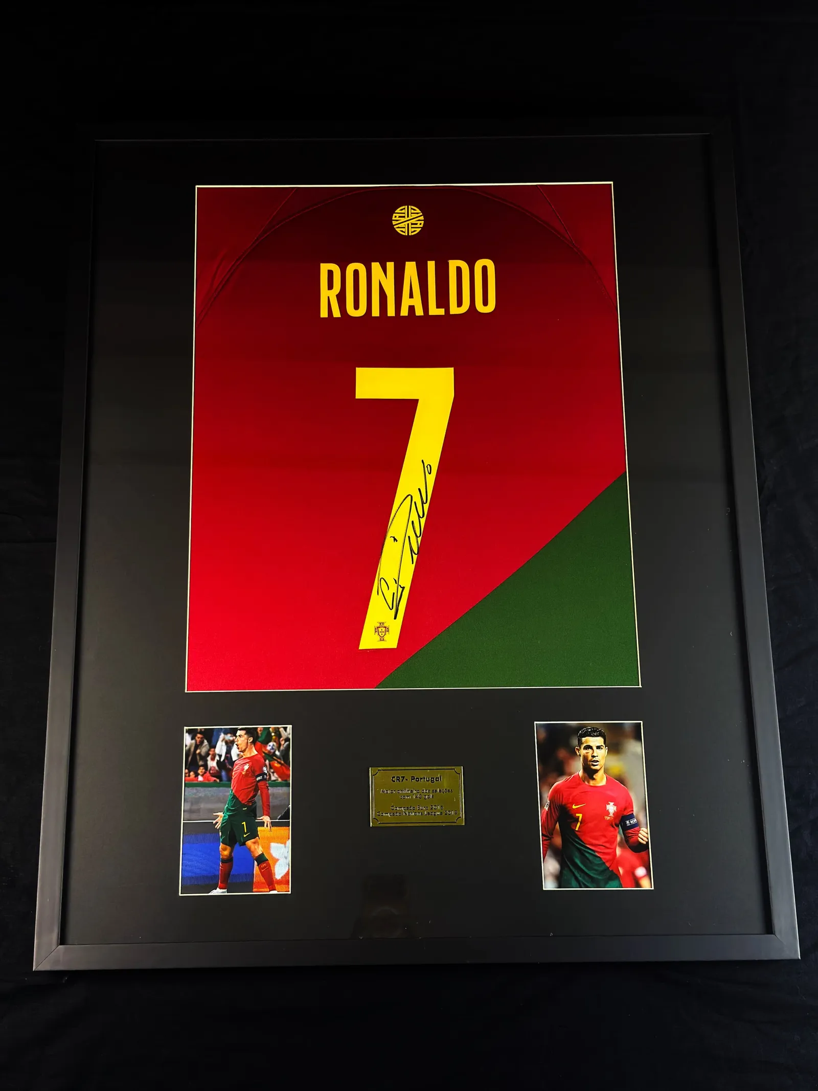 Cristiano Ronaldo autógrafo – camisa Seleção Portugal, Cristiano Ronaldo
