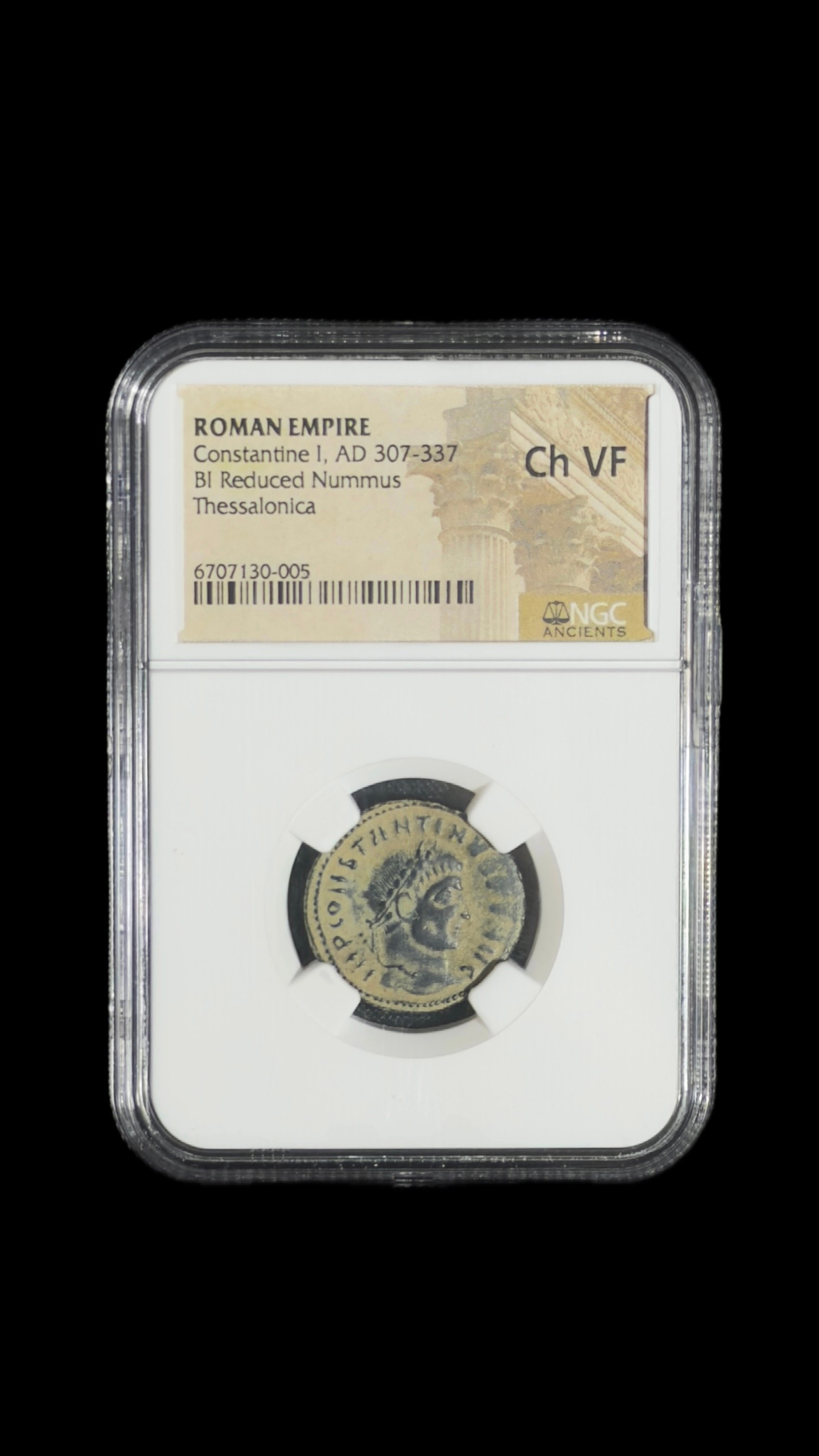 Constantine I – moeda do Império Romano 307–337 d.C., Constantine I