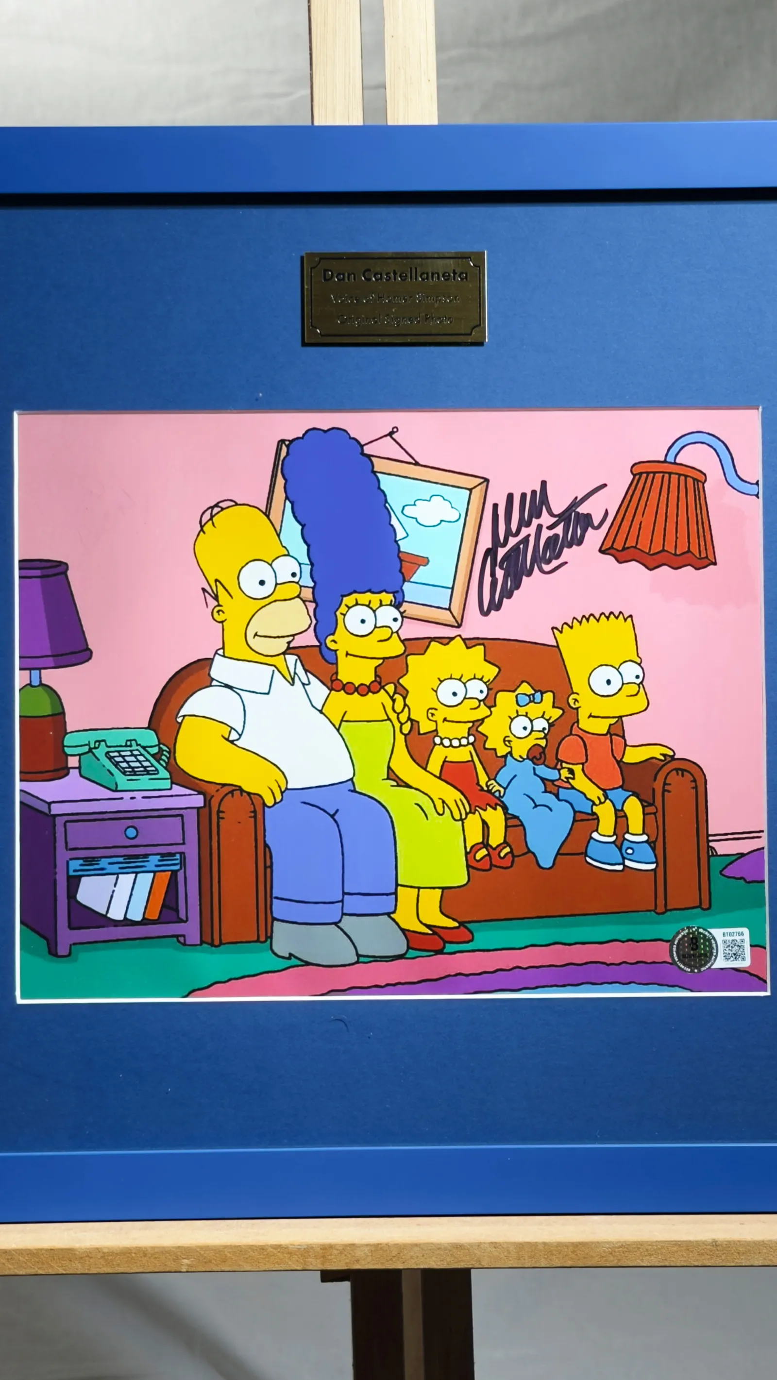 Dan Castellaneta autógrafo – foto The Simpsons, Dan Castellaneta